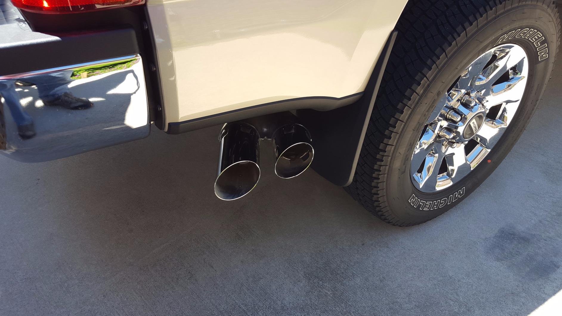 Husky Liners Front & Rear Mud Guards | Fits 2017-2024 Ford F-250/F-350 w/Single Rear Wheels & w/o OEM Fender Flares - Black, 4 Pc | 58466 customer photo 2
