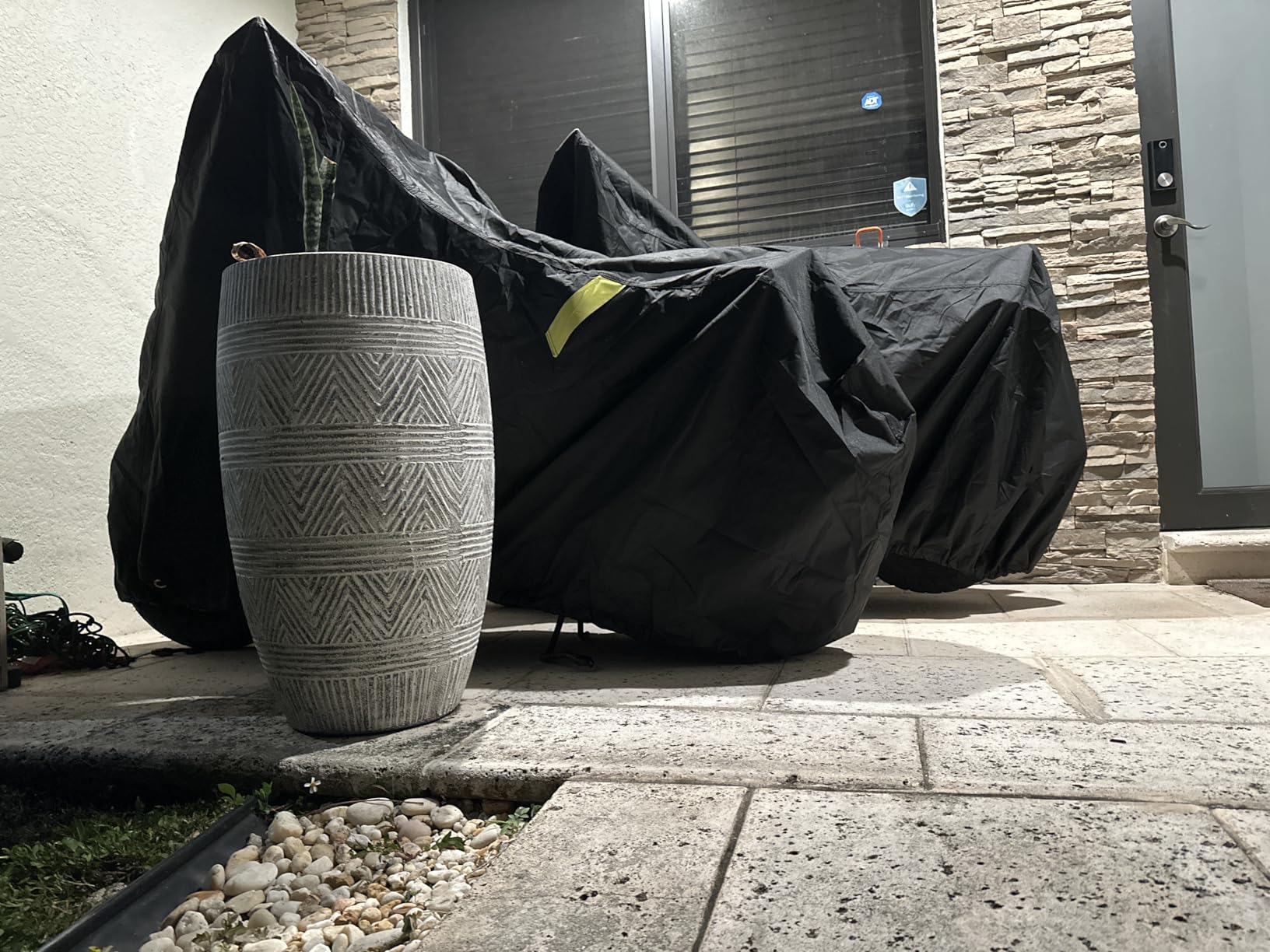 Badass Moto Heavy Duty Motorcycle Cover Waterproof Outdoor Durable All Season Wx Fits Harley Davidson CVO, Road King, K 1600, R 18, Gold Wing, Indian Chieftain, Challenger, Roadmaster, Touring Bike XL customer photo 1