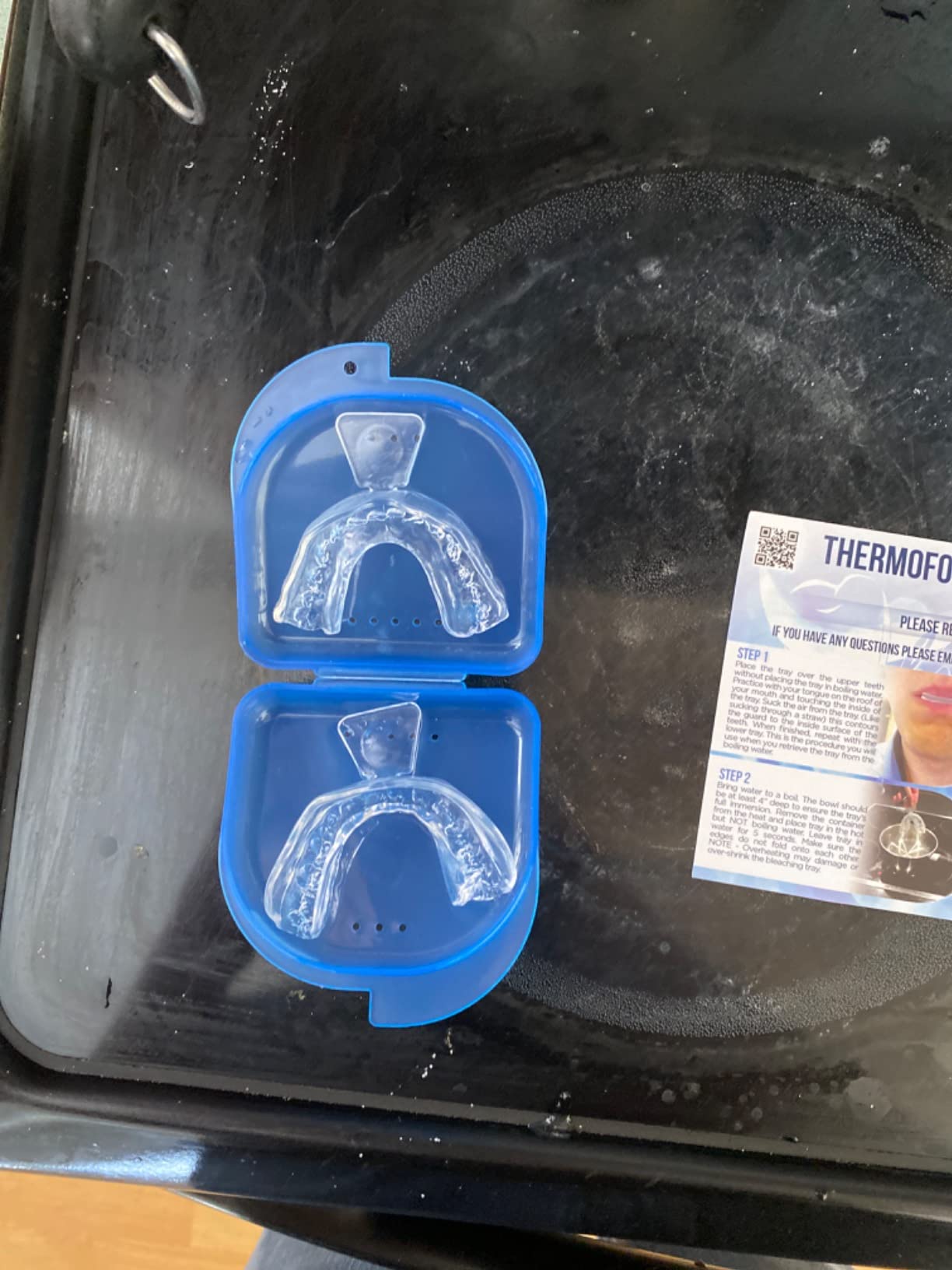Teeth Whitening Trays - BPA Free - Thin Moldable Mouth Trays Form Perfectly to Each Tooth (4 Trays) customer photo 2