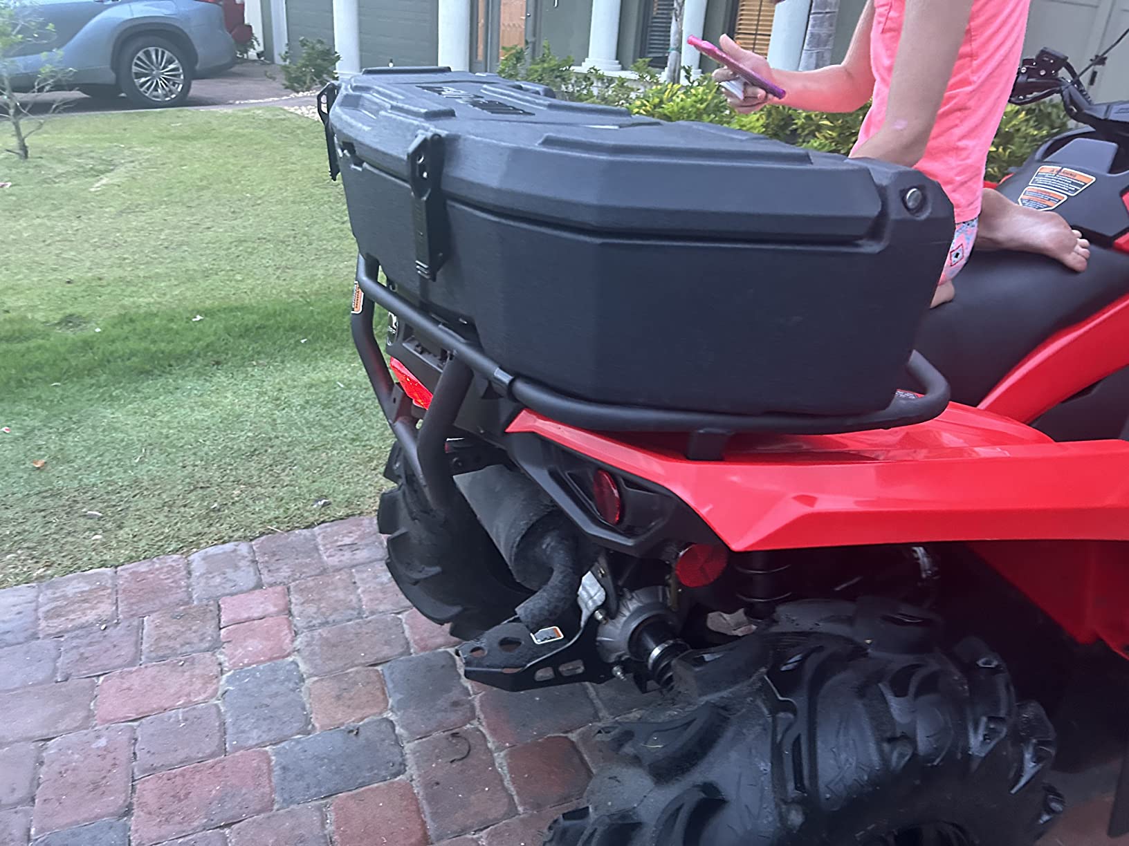 Can-Am New OEM ATV Black Cargo Storage Box, Outlander & Maverick, 715003879 customer photo 2