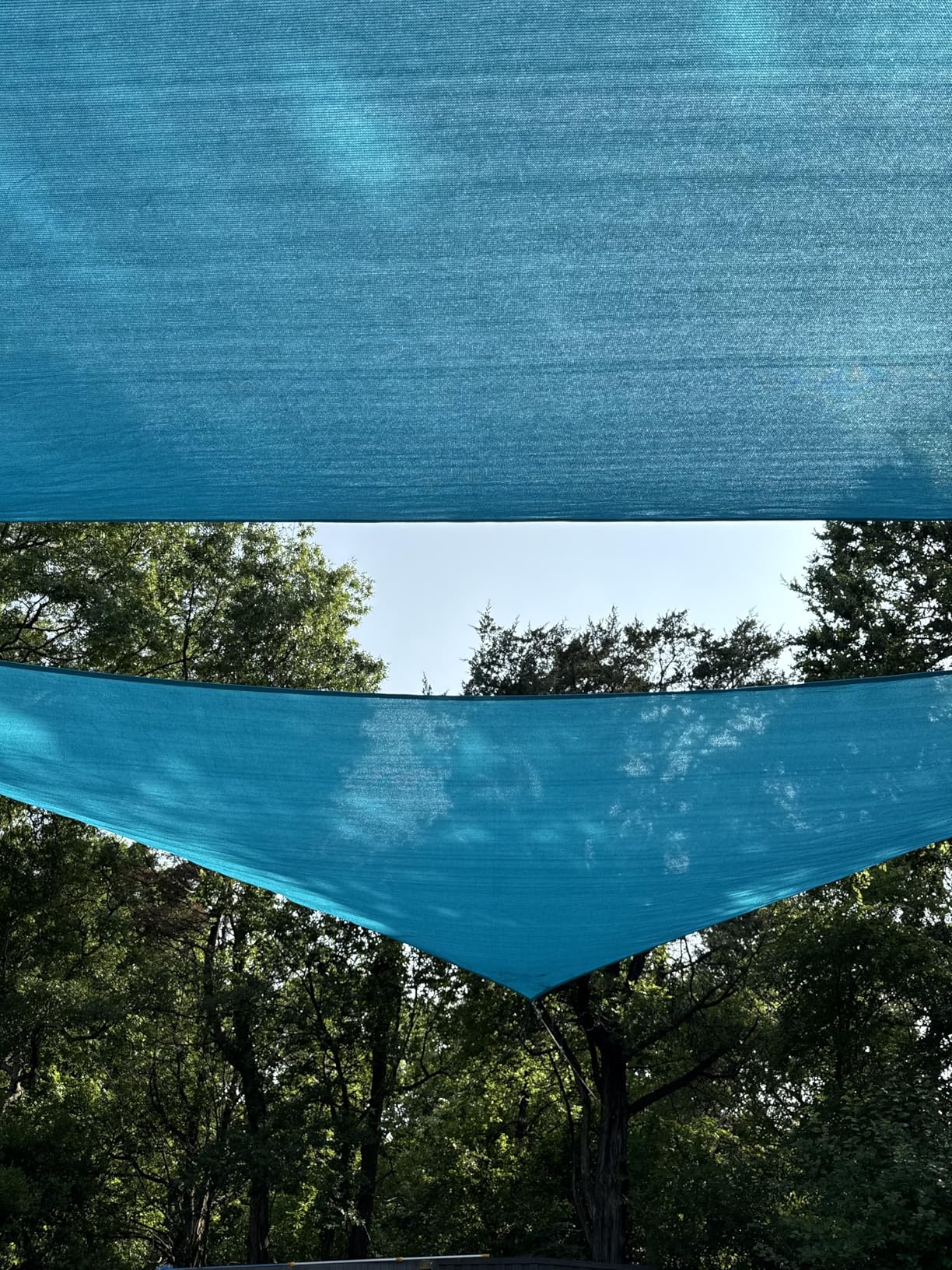 LOVE STORY 12' x 12' x 12' Triangle Sun Shade Sail Canopy UV Block Sunshade for Outdoor Patio Garden Backyard, Sand (We Make Custom Size) customer photo 1
