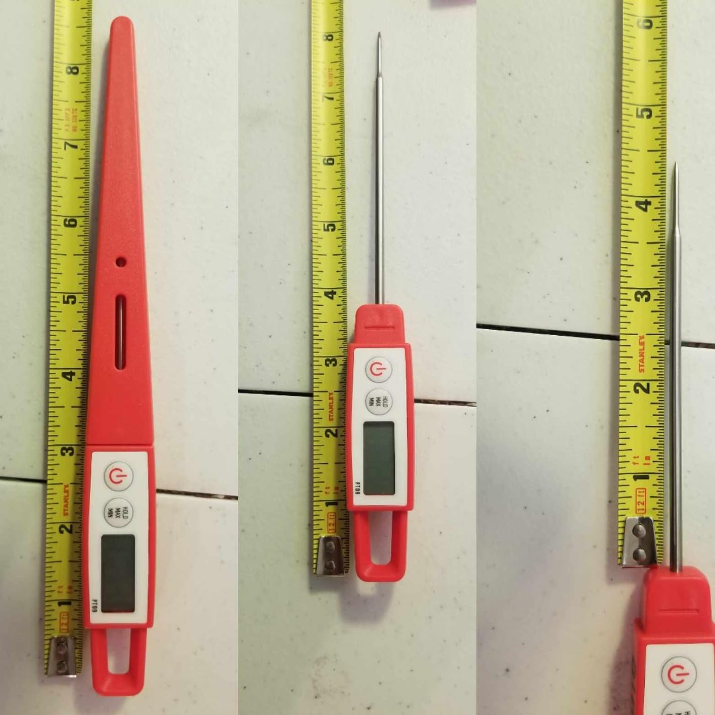 Lavatools PT09 Super-Quick Commercial Grade Digital Thermometer for Cooking, Meat, Candy, Candle, Liquid, Oil, 4.5