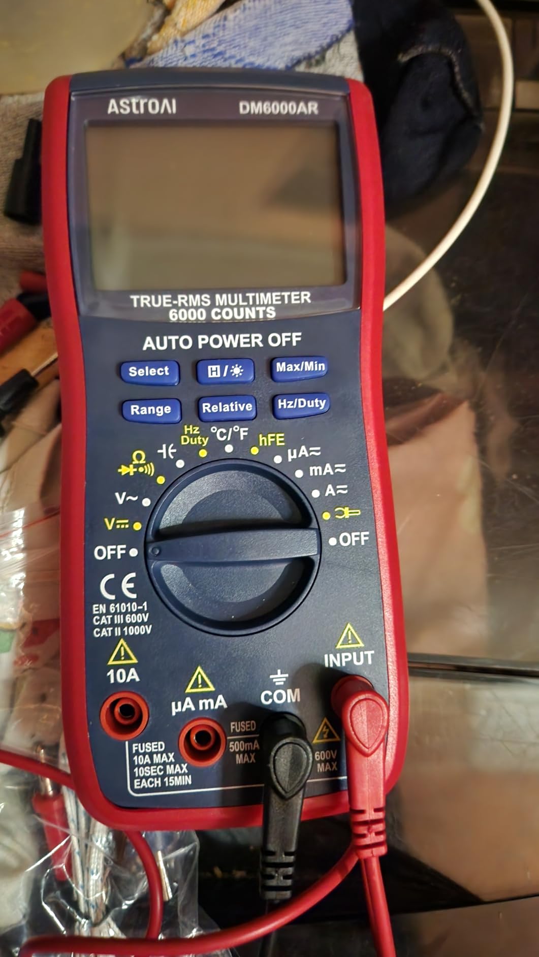 AstroAI Digital Multimeter, True RMS 6000 Counts Auto-Ranging Volt Meter for Automotive & Home Electrical Troubleshooting, AC/DC Voltage Current Resistance Continuity Capacitance Temperature Tester customer photo 2