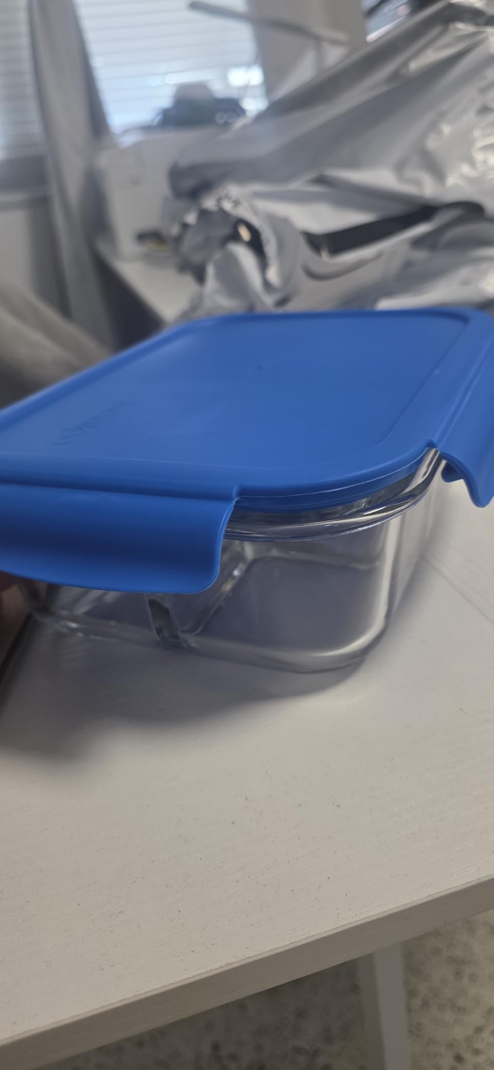 Bentgo Glass Lunch Box - Leak-Proof Bento-Style Food Container with Airtight Lid and Divided 3-Compartment Design - 5 Cup Capacity for Meal Prepping, and Portion-Controlled Meals for Adults (Purple) customer photo 1