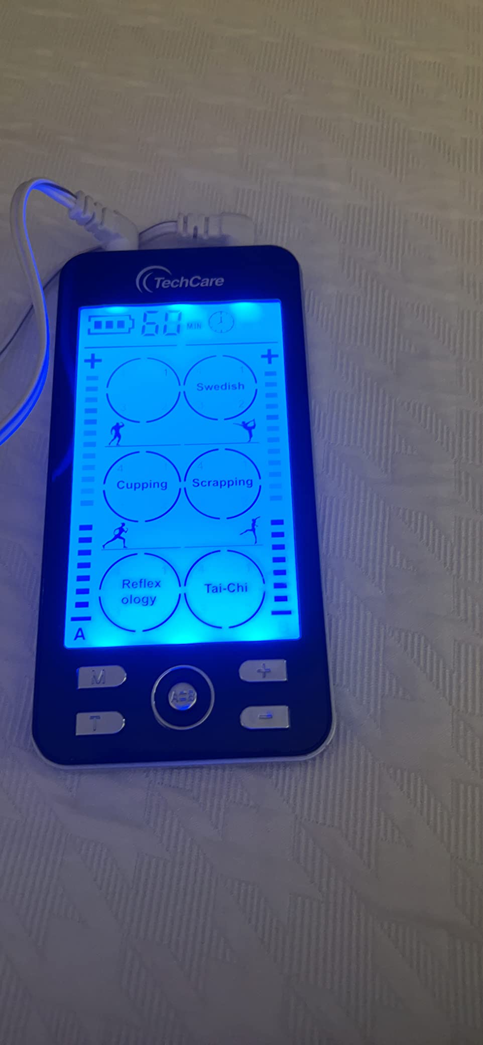 TechCare Plus 24-Mode TENS & EMS Dual-Channel Muscle Stimulator - Rechargeable Pain Relief Set with Massage Belt, Reflexology Shoes, Magnetic Therapy, Timer customer photo 1