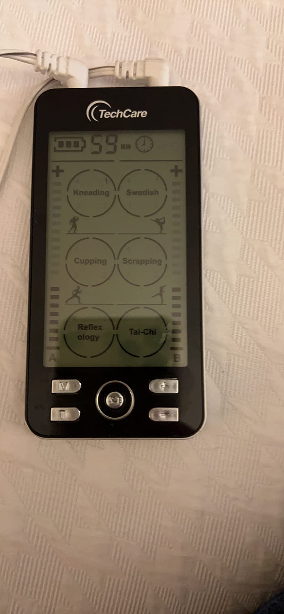 TechCare Plus 24-Mode TENS & EMS Dual-Channel Muscle Stimulator - Rechargeable Pain Relief Set with Massage Belt, Reflexology Shoes, Magnetic Therapy, Timer customer photo 2