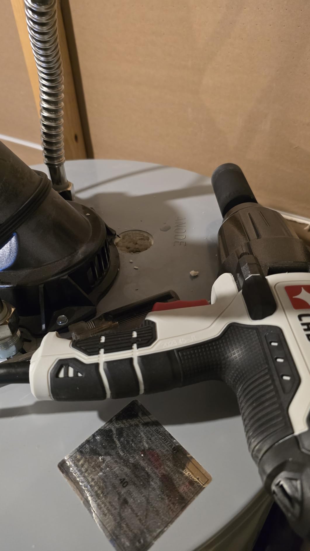 PORTER-CABLE Impact Wrench, 450 lbs of Torque, 1/2 Inch Hog Ring, 7.5-Amp, Corded (PCE211) customer photo 1