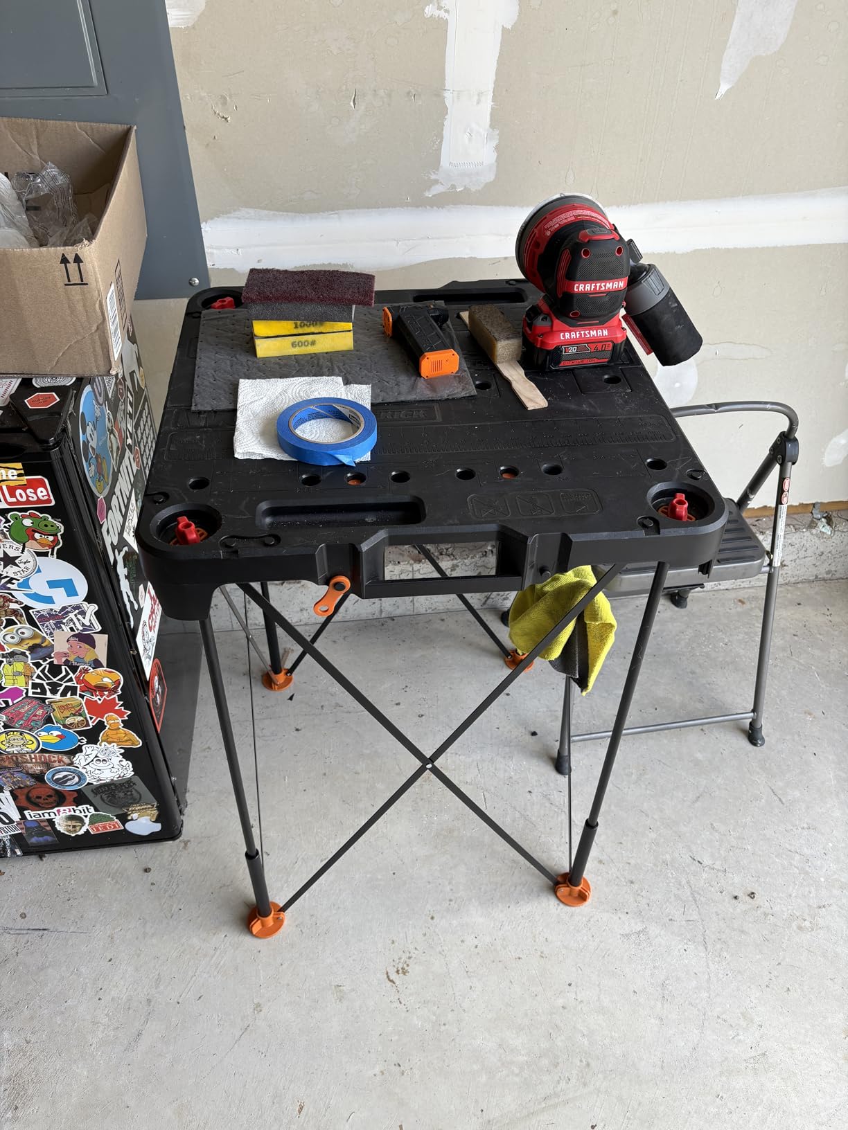 Worx WX066 Sidekick Folding Work Table, Portable All-in-one Work Bench customer photo 1