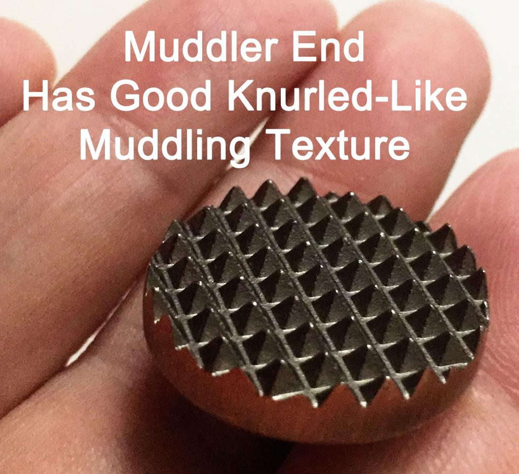 Barfly Muddle Bar Spoon, Muddler 11 13/16