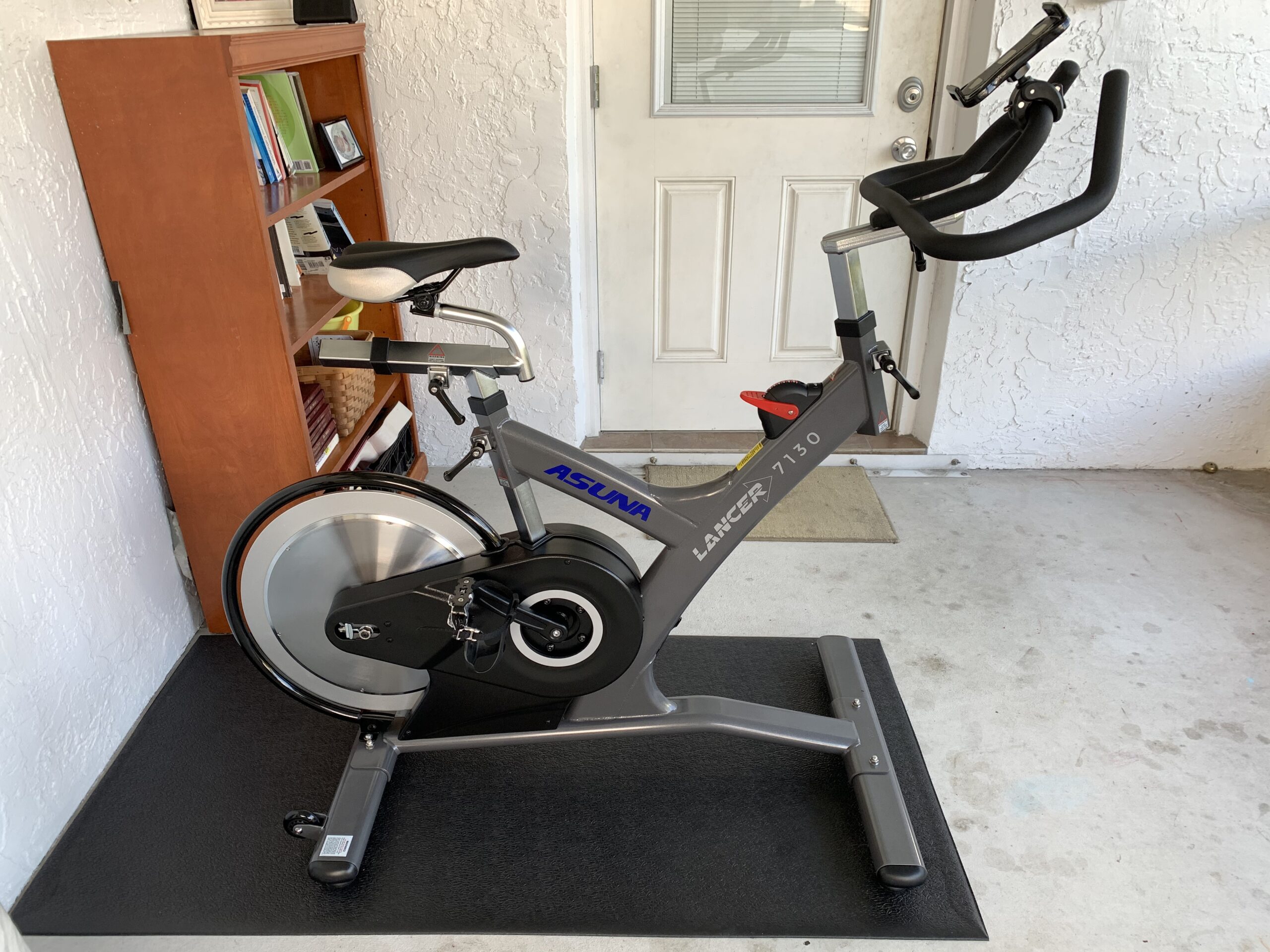 Sunny Health & Fitness Premium ASUNA Indoor Stationary Exercise Bike, Indoor Cycling Equipment w/Step-less Magnetic Resistance Plus Adjustable Handlebar & Seat customer photo 2