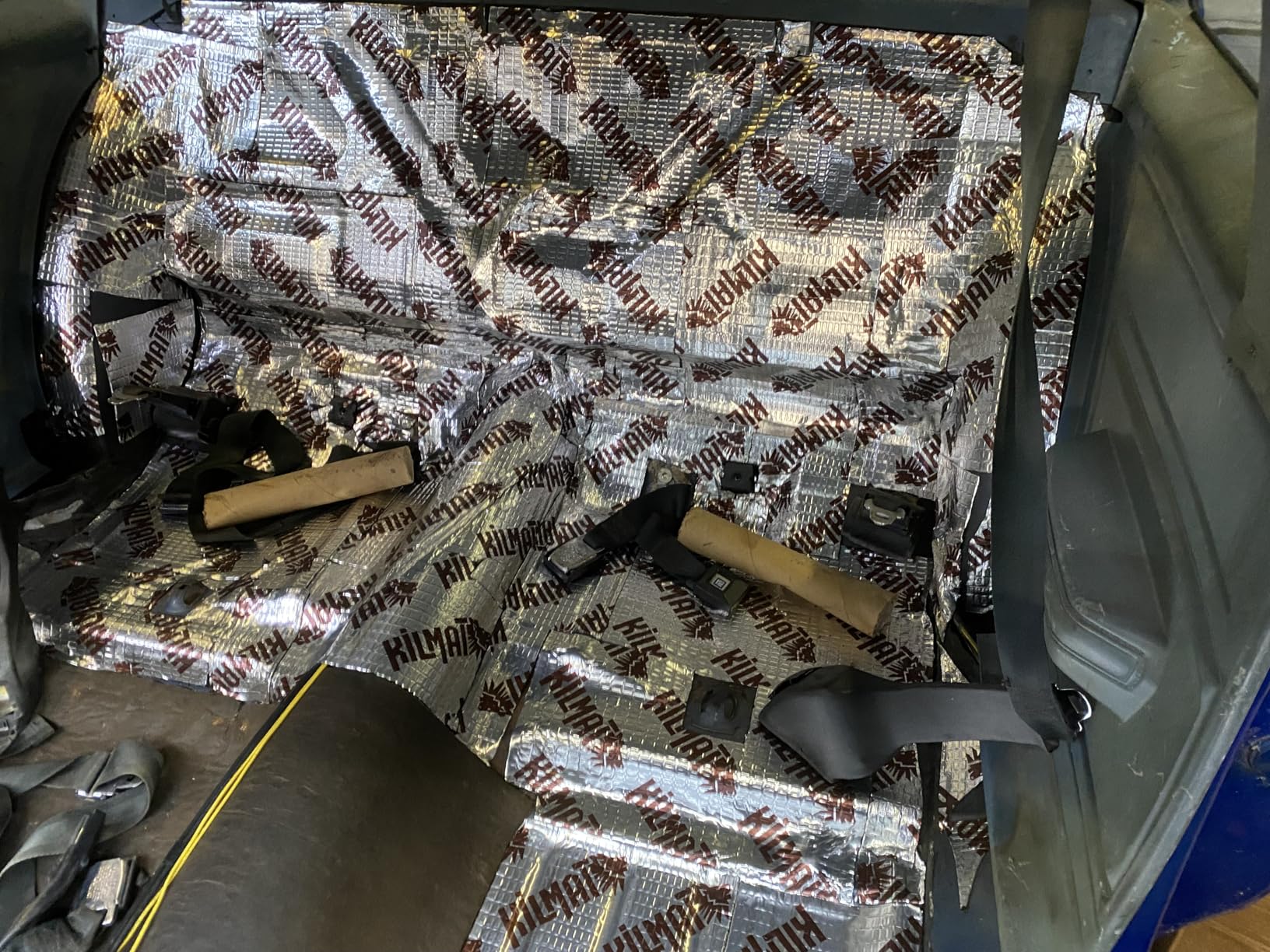 KILMAT 80 Mil (2 mm) 36 Sqft (3.4 Sqm) Car Sound Deadening Mat, Alubutyl Automotive Sound Deadener, Audio Noise Insulation and Dampening customer photo 2