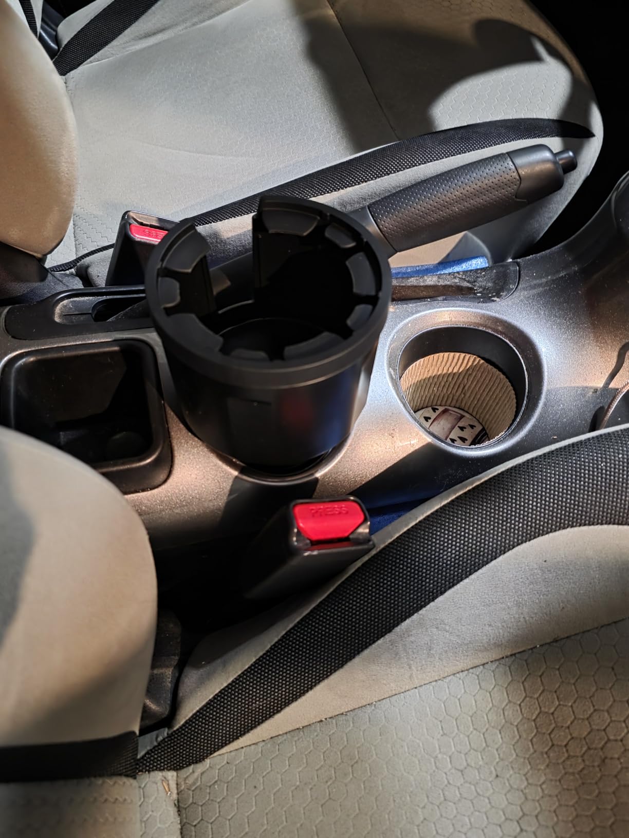 Car Cup Holder Expander Adapter for Large Water Bottles - [Patented & Upgraded] - Holds: Hydro-Flask, Yeti, Nalgene, Owala, 32-40oz - Adjustable Expandable Insert Extender - Universal customer photo 2