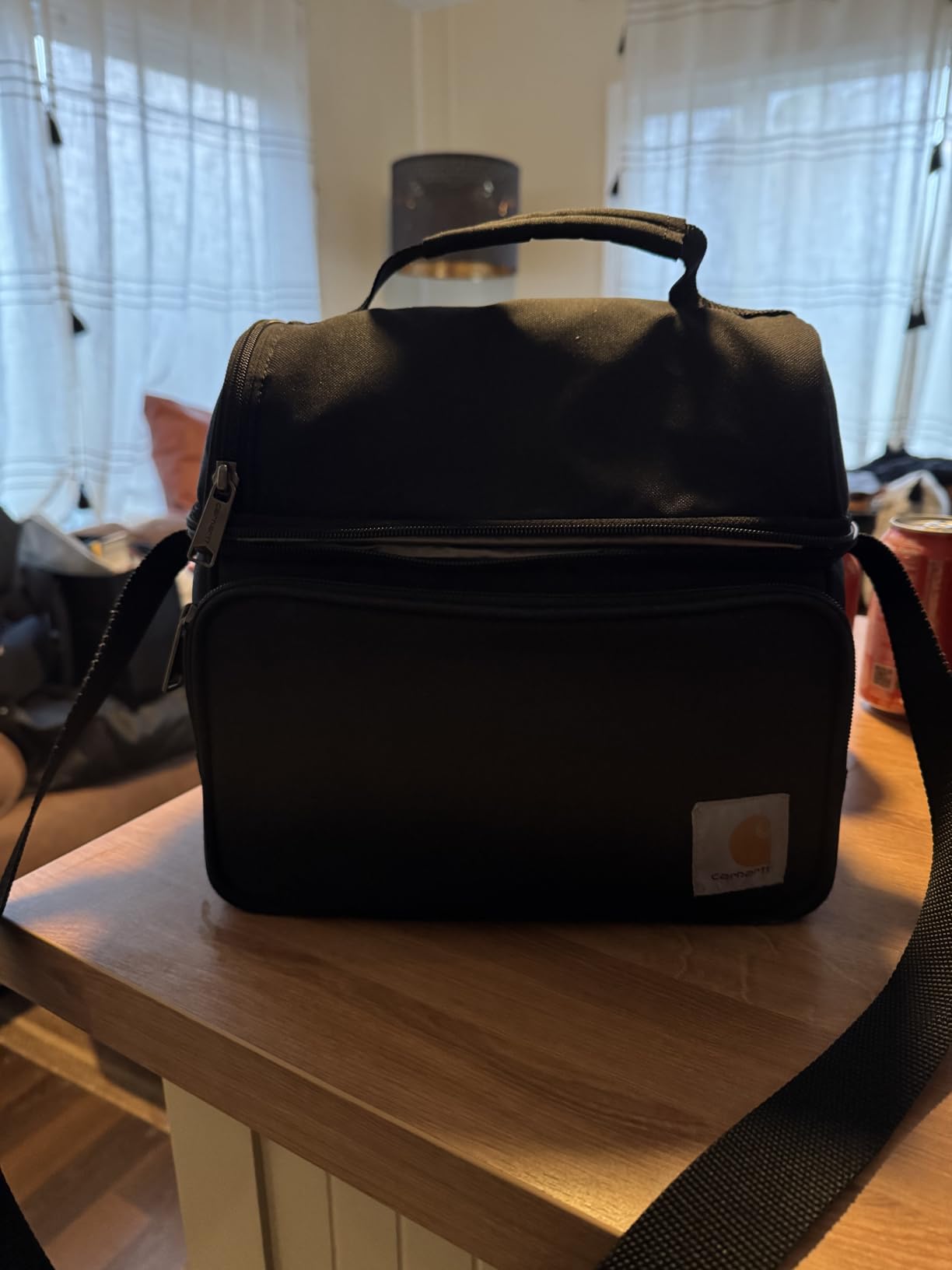 Carhartt Camping Cooler, Worksite Lunchbox, Soft Shell Lunch Bag for Construction Sites, Work and Everyday Use, Black customer photo 1