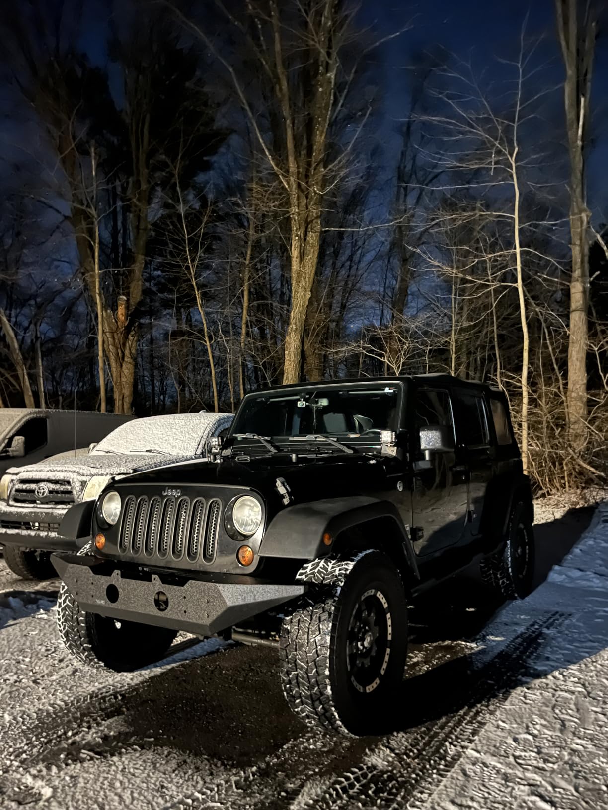 Rugged Ridge Spartan Bumper, Front Full-Width w/ Standard Ends for Jeep Wrangler JK 2007-2018 customer photo 1