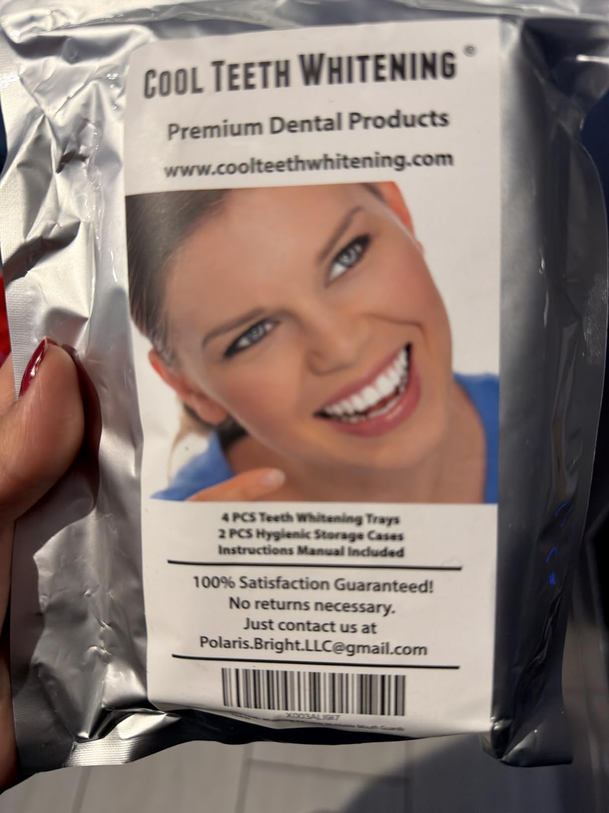 Teeth Whitening Trays Moldable 4 Dental Trays 2 Retainer Case for Tooth Whitening Gel Compatible with Opalescence customer photo 1