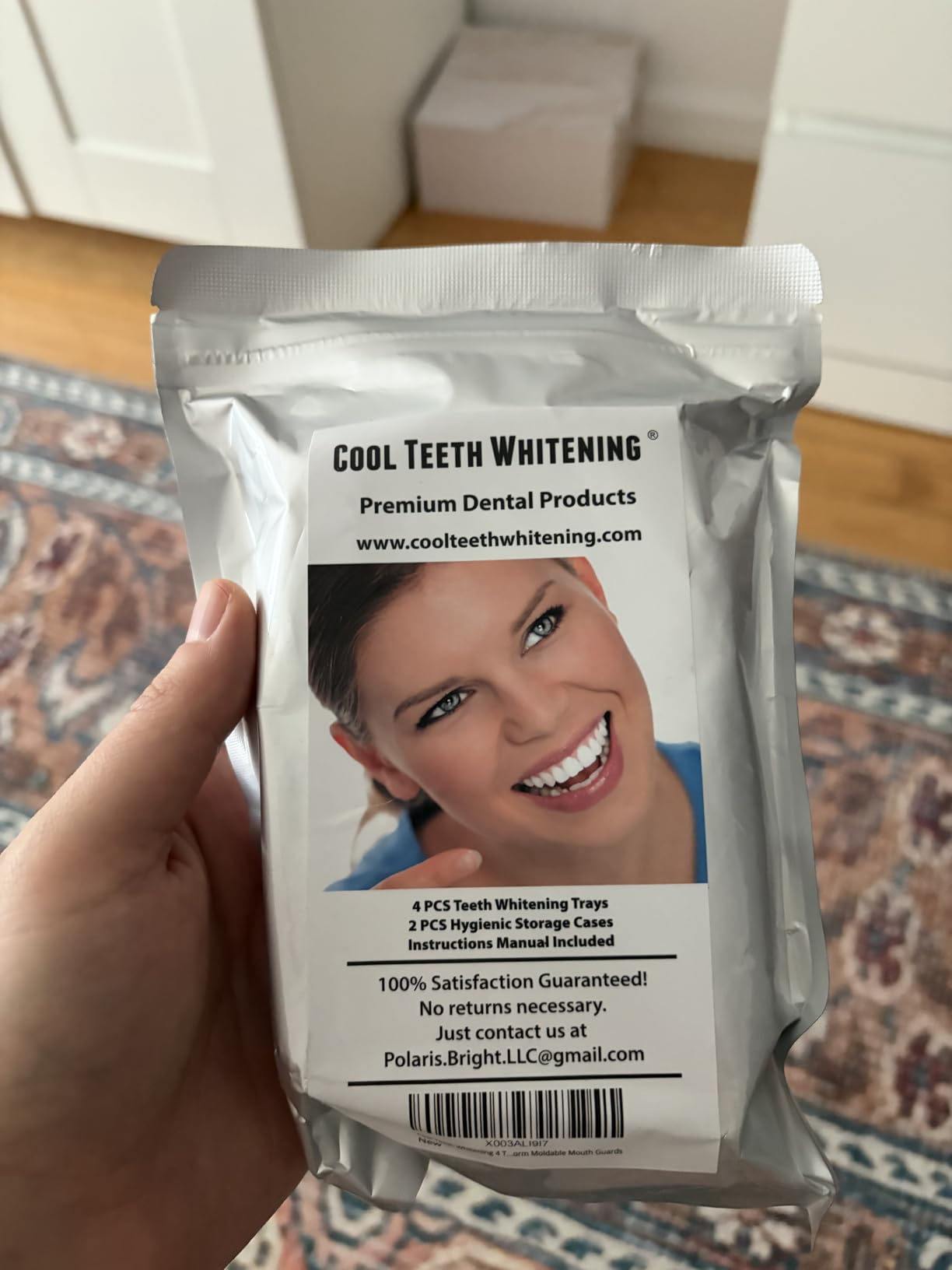Teeth Whitening Trays Moldable 4 Dental Trays 2 Retainer Case for Tooth Whitening Gel Compatible with Opalescence customer photo 2
