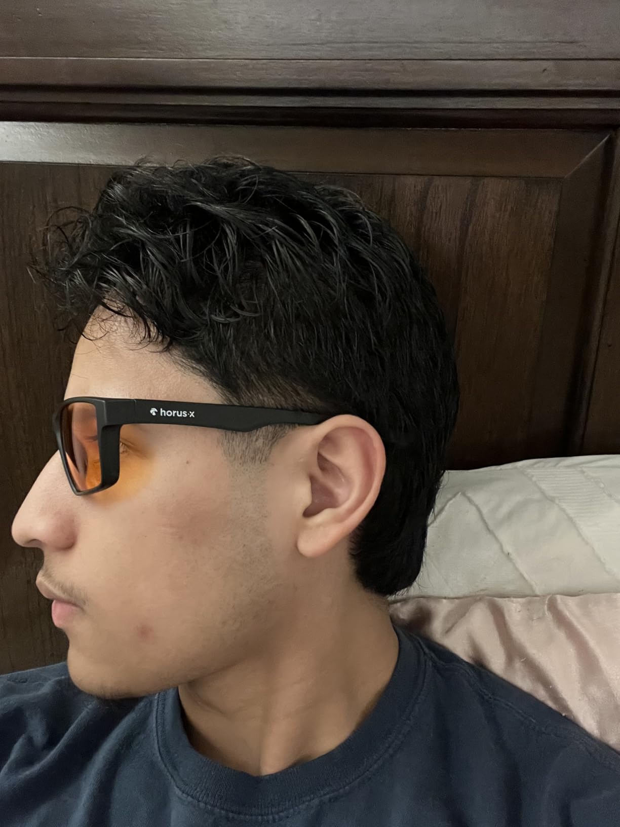 Horus X • Blue Light Glasses Men Women | Blue Light Blocking Glasses for Screen Anti-Fatigue Eye Migraine | Gaming Glasses V3 customer photo 1