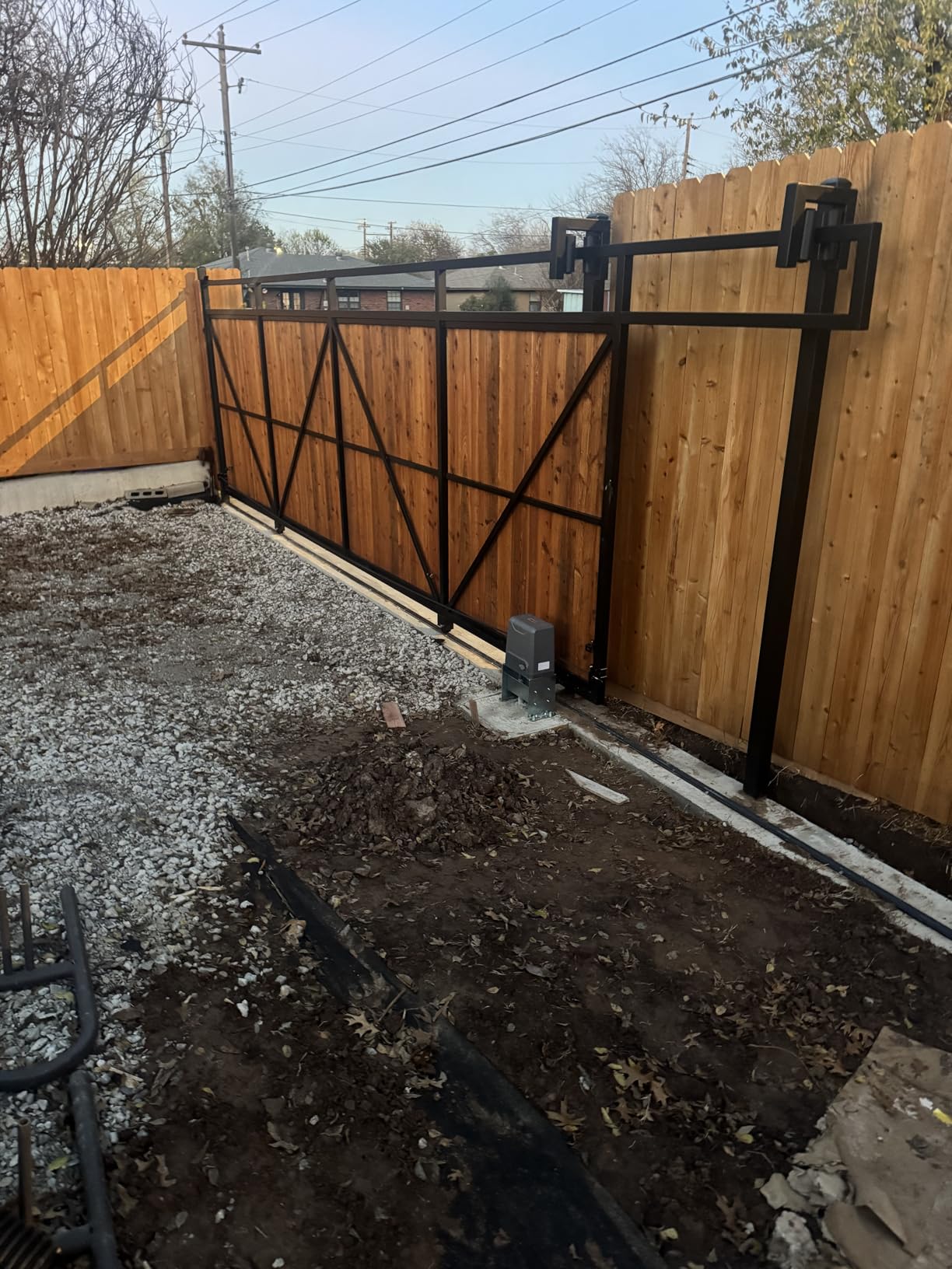 CO-Z 3300 lb Automatic Sliding Gate Opener with 2 Remote Controls, Electric Rolling Driveway Fence Slide Gate Motor, Complete Gate Operator Hardware Security System Kit for Sliding Gate Up to 40 Feet customer photo 1