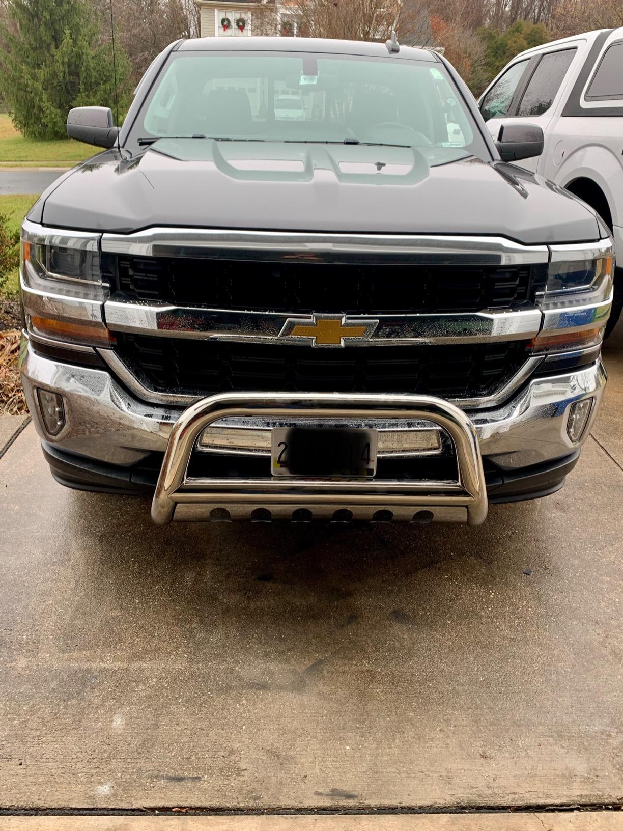 TAC Bull Bar Fit 07-18 Chevy Silverado 1500/GMC Sierra 1500| 07-20 Suburban 1500/Tahoe/Yukon/Yukon XL | 2007-2014 Cadillac Escalade 1500/ESV/EXT 3