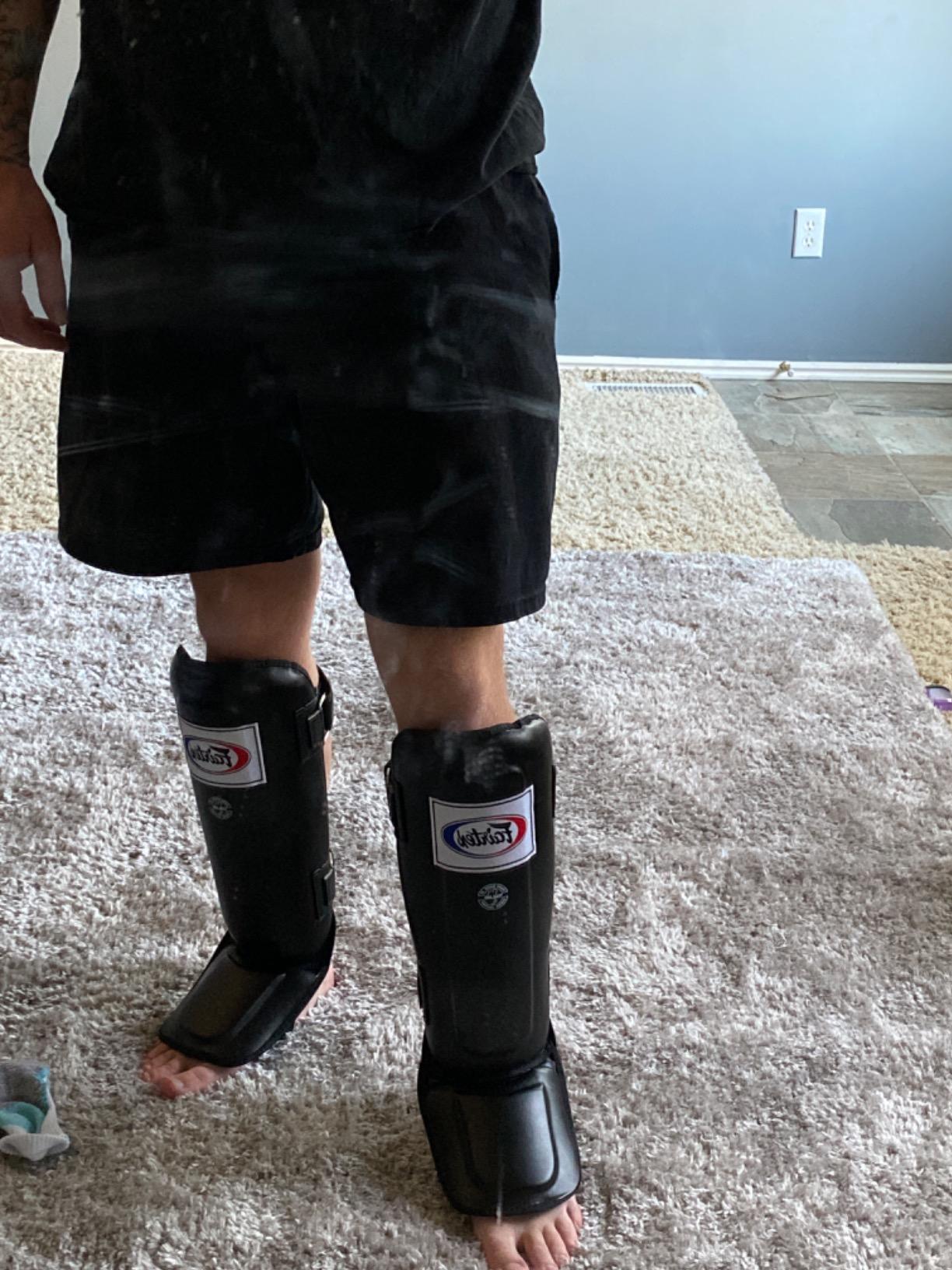 Fairtex SP3 Muay Thai Shin Guards for Men, Women, Kids | MMA Training, Kickboxing | Premium, Lightweight & Durable customer photo 1