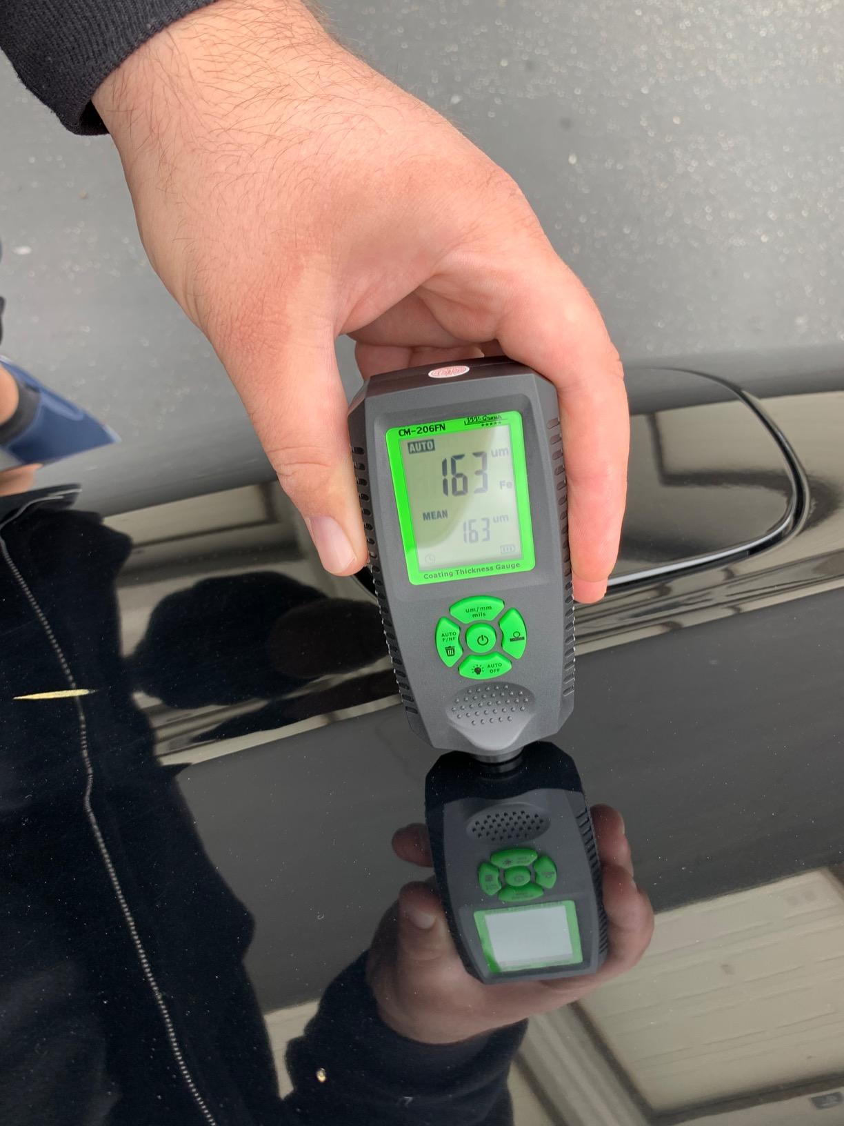 Paint Thickness Gauge - CM-206X Automotive Coating Thickness Meter 0-59.1 mils (0-1500 um), 0.001 mils Resolution, Fe/NFe/Zn Auto Detection, Ruby Probe customer photo 1