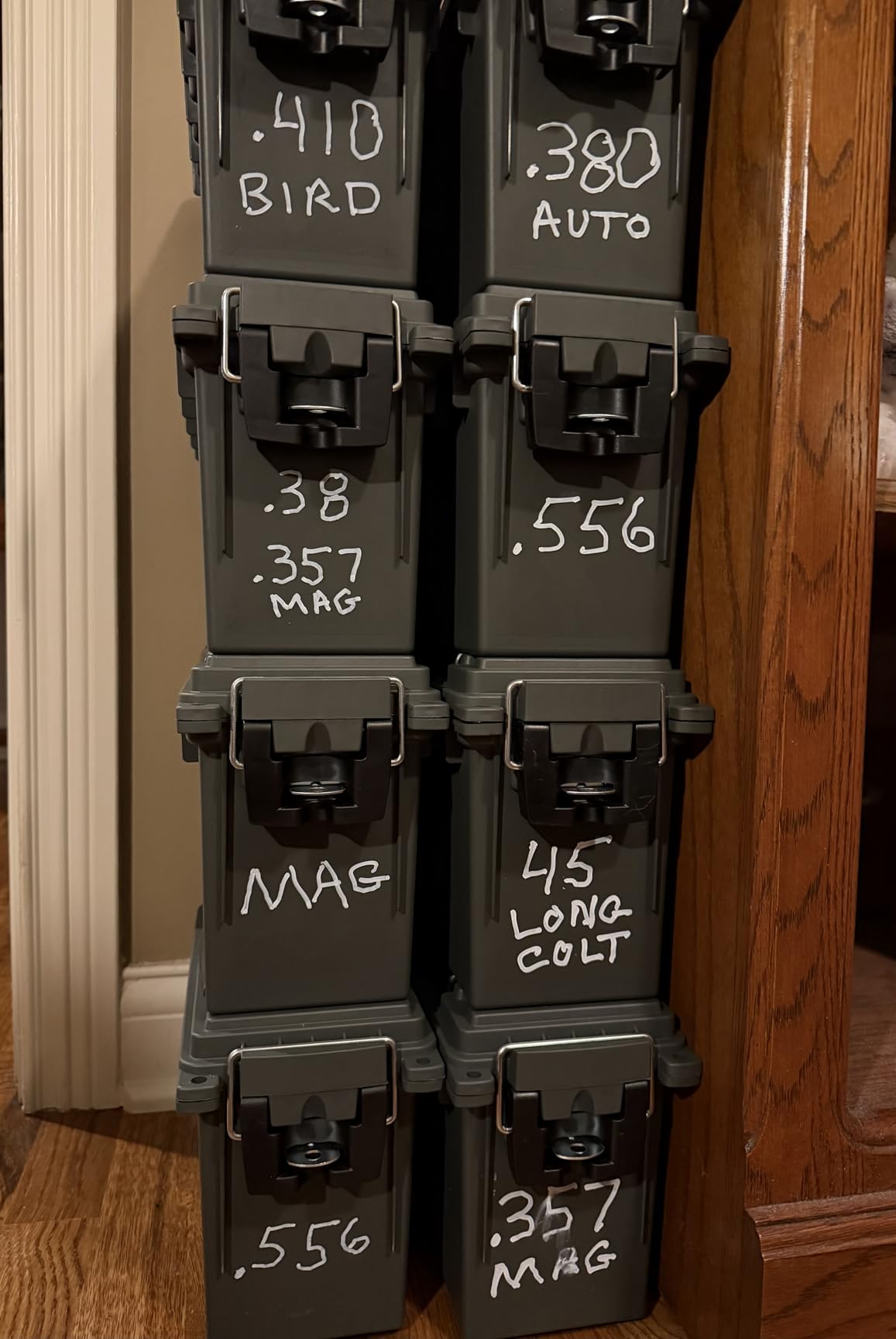 Sheffield 12629 Ammo Storage Box, Stackable .30 Cal Field Boxes, Water and Dust Resistant, Lockable Storage Box with Handle, Secures Hunting Gear, Supplies, and Bullets, Made in USA, Black, 1-Pack customer photo 1