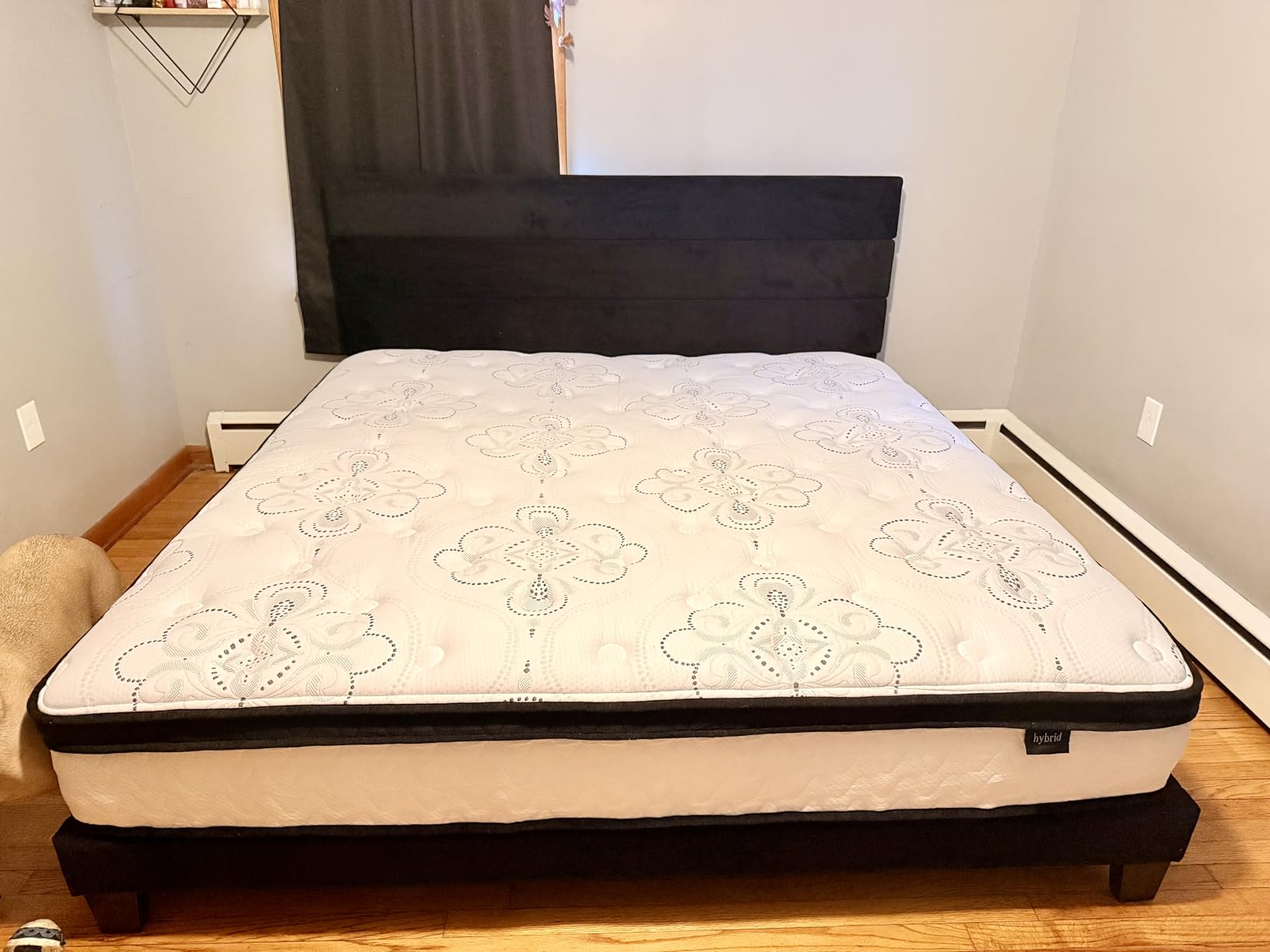 Signature Design by Ashley Chime 12 Inch Hybrid Full Mattress, Memory Foam with Lumbar Support, High-Density Foam & Pocketed Coils for Comfort & Back Support, Mattress in a Box, Full Size customer photo 2