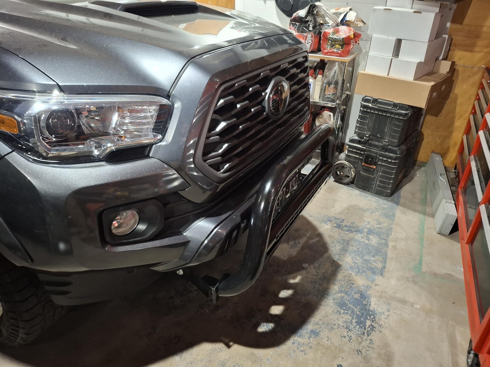 AUTOSAVER88 Bull Bar Compatible with 05-15 Toyota Tacoma 3