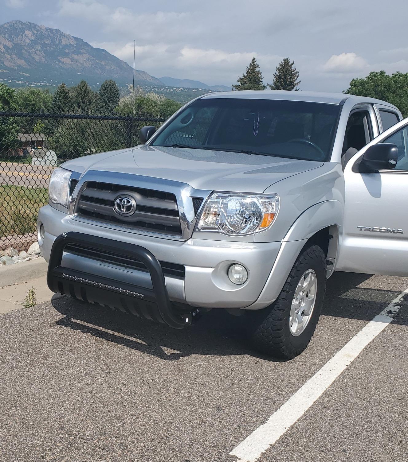 AUTOSAVER88 Bull Bar Compatible with 05-15 Toyota Tacoma 3