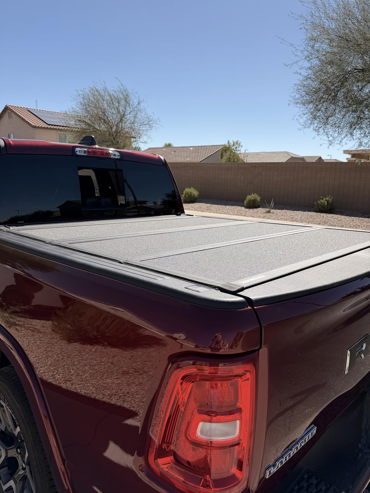 BAK BAKFlip MX4 Hard Folding Truck Bed Tonneau Cover | 448227 | Fits 2019-2026 Dodge Ram 1500, Does Not Fit w/Multi-Function (Split) Tailgate 5' 7