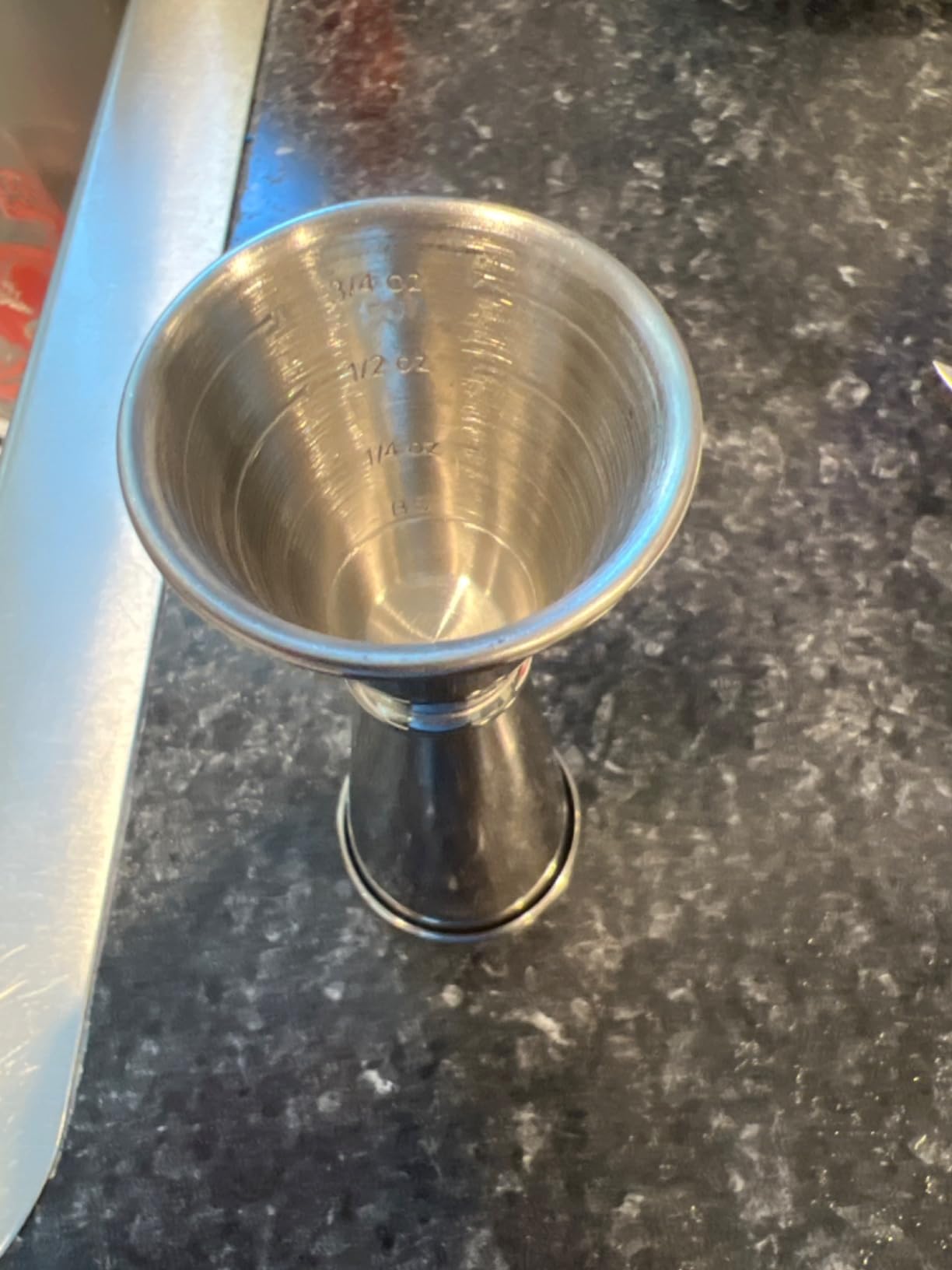 A Bar Above Premium Japanese Jigger 8 Precise Measurement Markings, Heavy Duty 304 Stainless Steel Double Cocktail Jigger customer photo 2