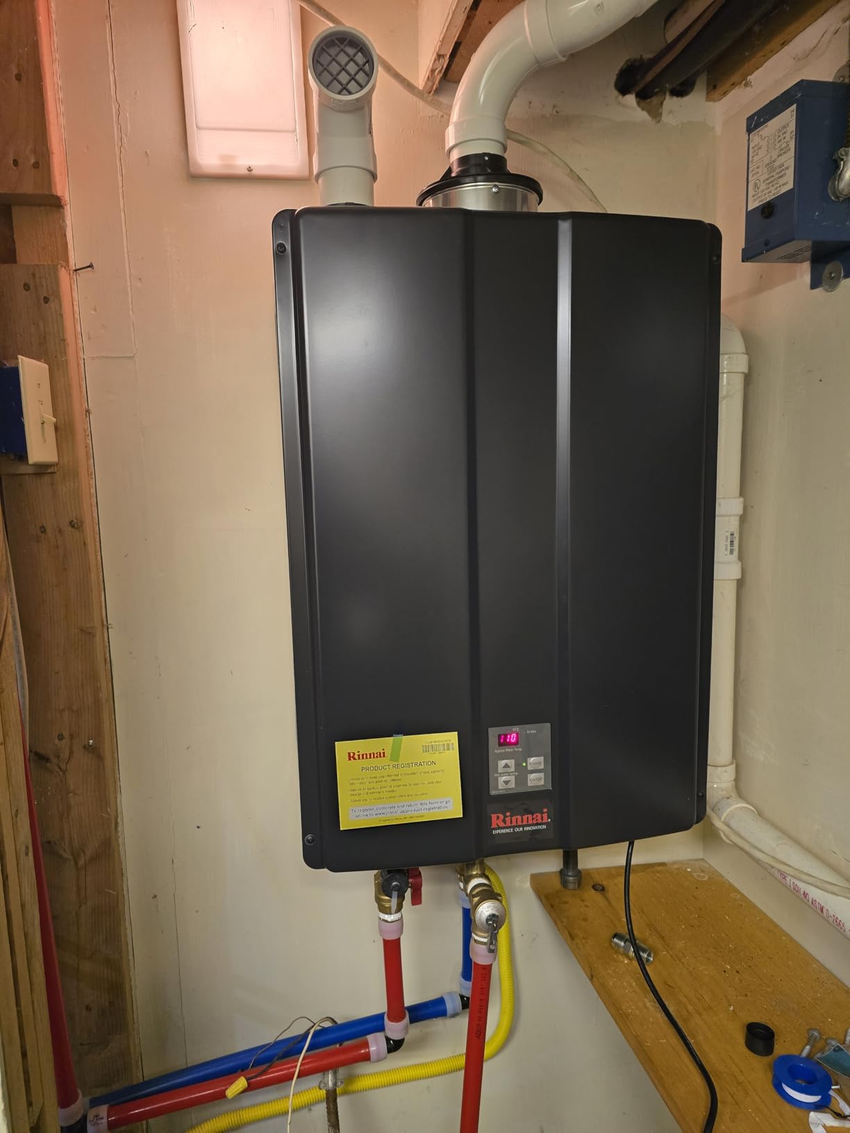 CU160iN Commercial Natural Gas Condensing Tankless Water Heater, Indoor Installation, 9 GPM customer photo 2