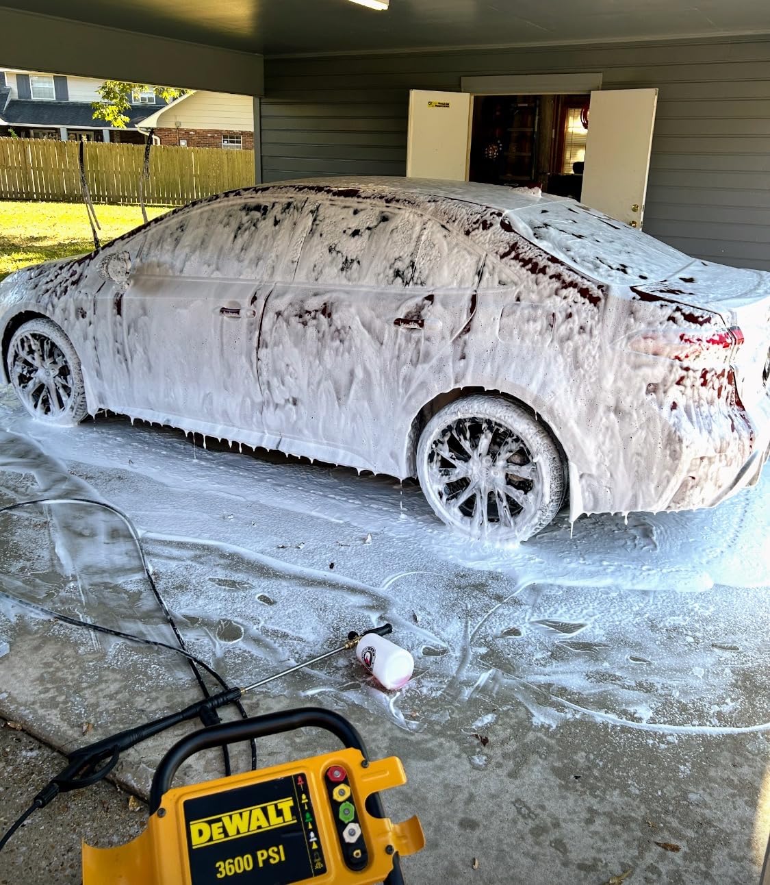 Tool Daily Pressure Washer Foam Cannon for Car Wash, Snow Foam Lance, Additional Orifice Nozzle 1.1mm, 1/4 Inch Quick Connect customer photo 2
