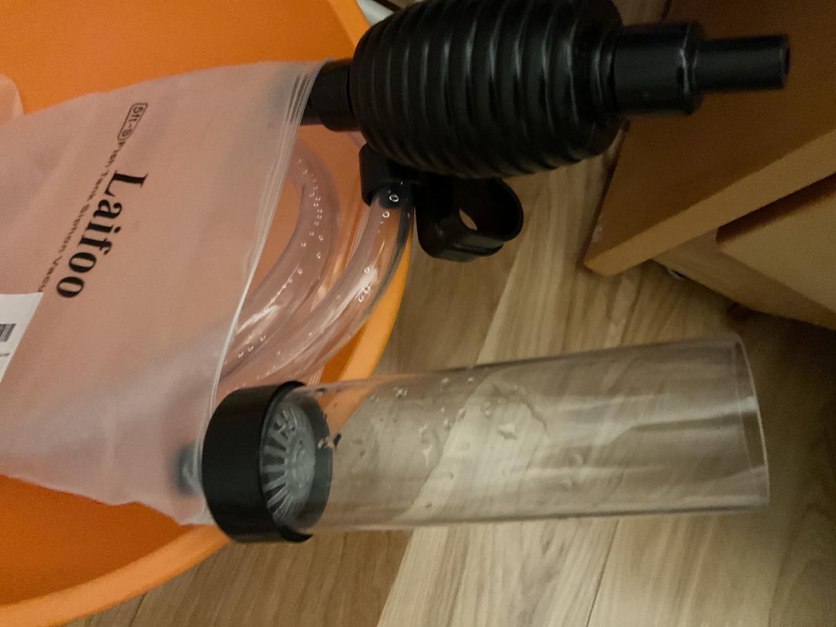 5ft Aquarium Siphon Vacuum Cleaner for Fish Tank Cleaning Gravel & Sand customer photo 2