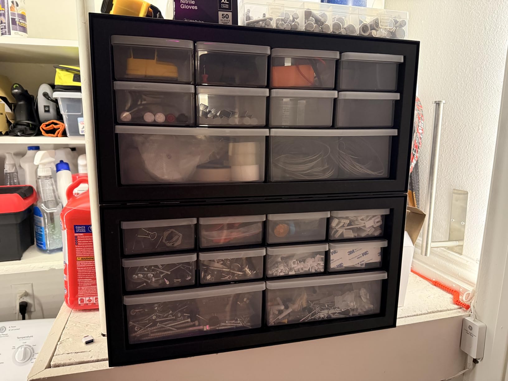 IRIS USA 44-Drawer Small Parts Storage Cabinet, Crafts, Made in USA, Black customer photo 1