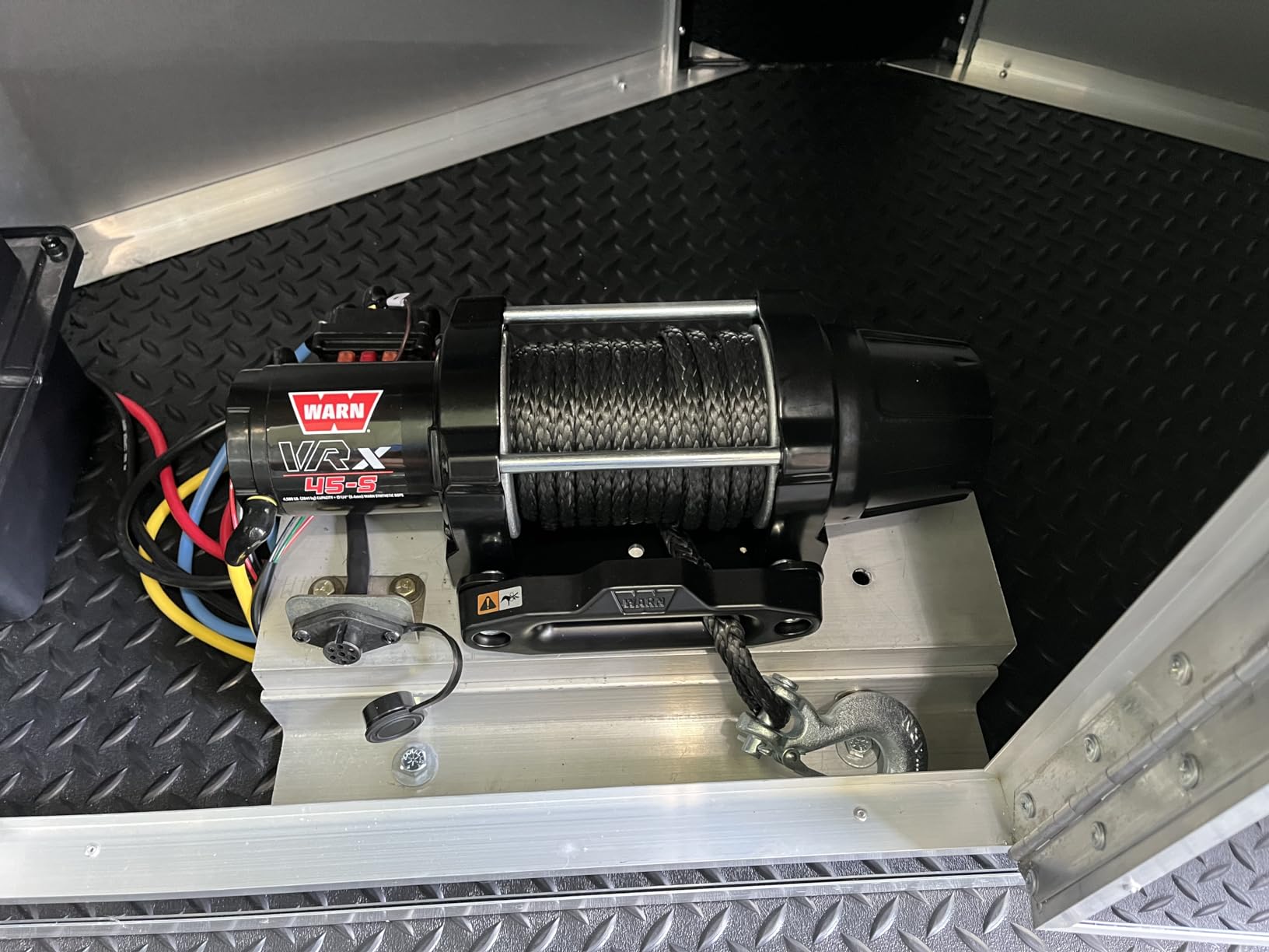 WARN VRX 45-S Powersport Winch - 4,500 lb Pulling Capacity, Synthetic Rope, Sealed Motor, All-Metal Gear Train, Waterproof Construction customer photo 1