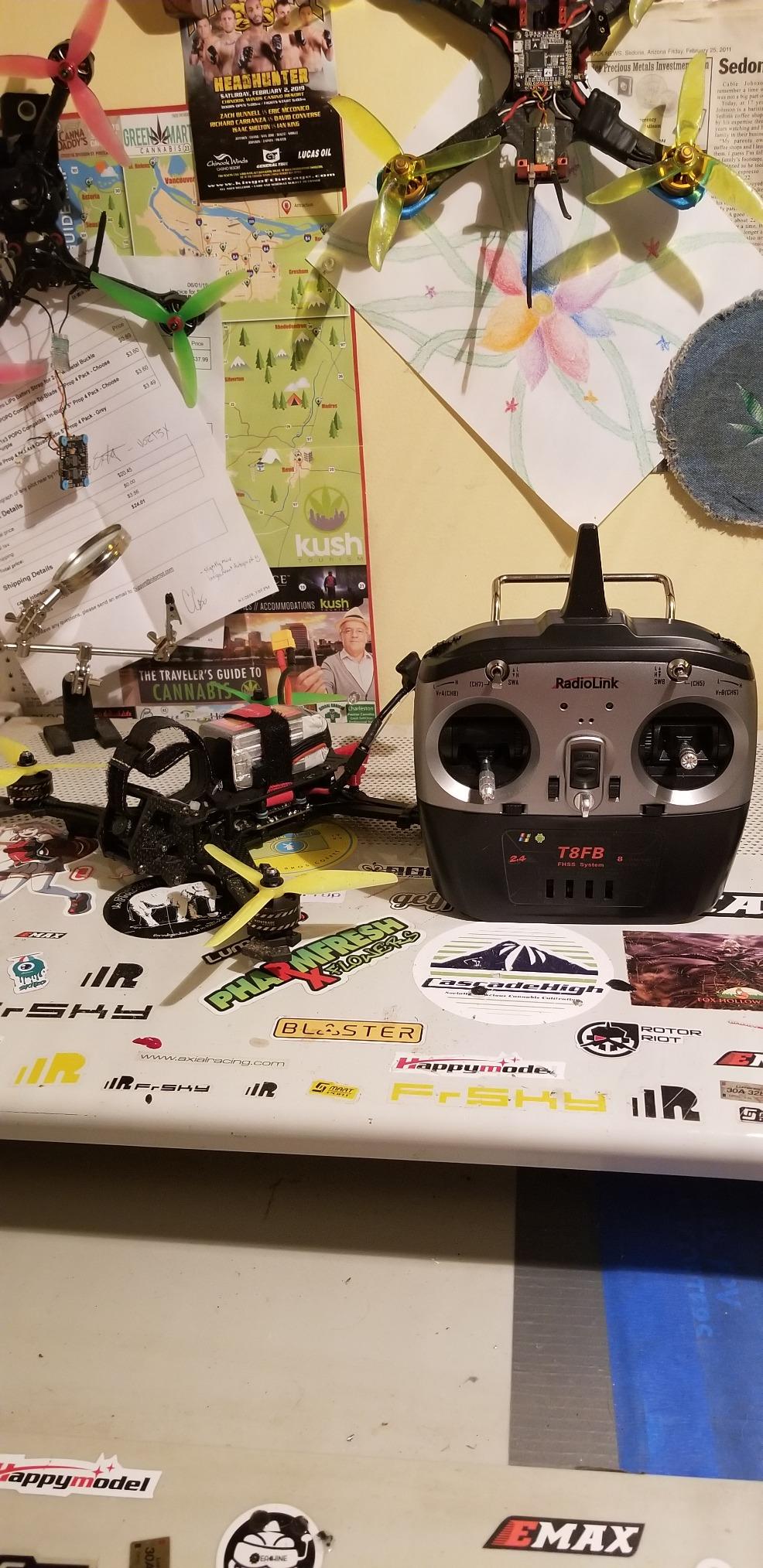 Radiolink T8FB 8 Channels 2.4GHz RC Remote Transmitter and R8EF Receiver APP Parameter Setup Dual Stick Controller for RC Airplane Aircraft Boat Car and More(Mode 2) customer photo 1