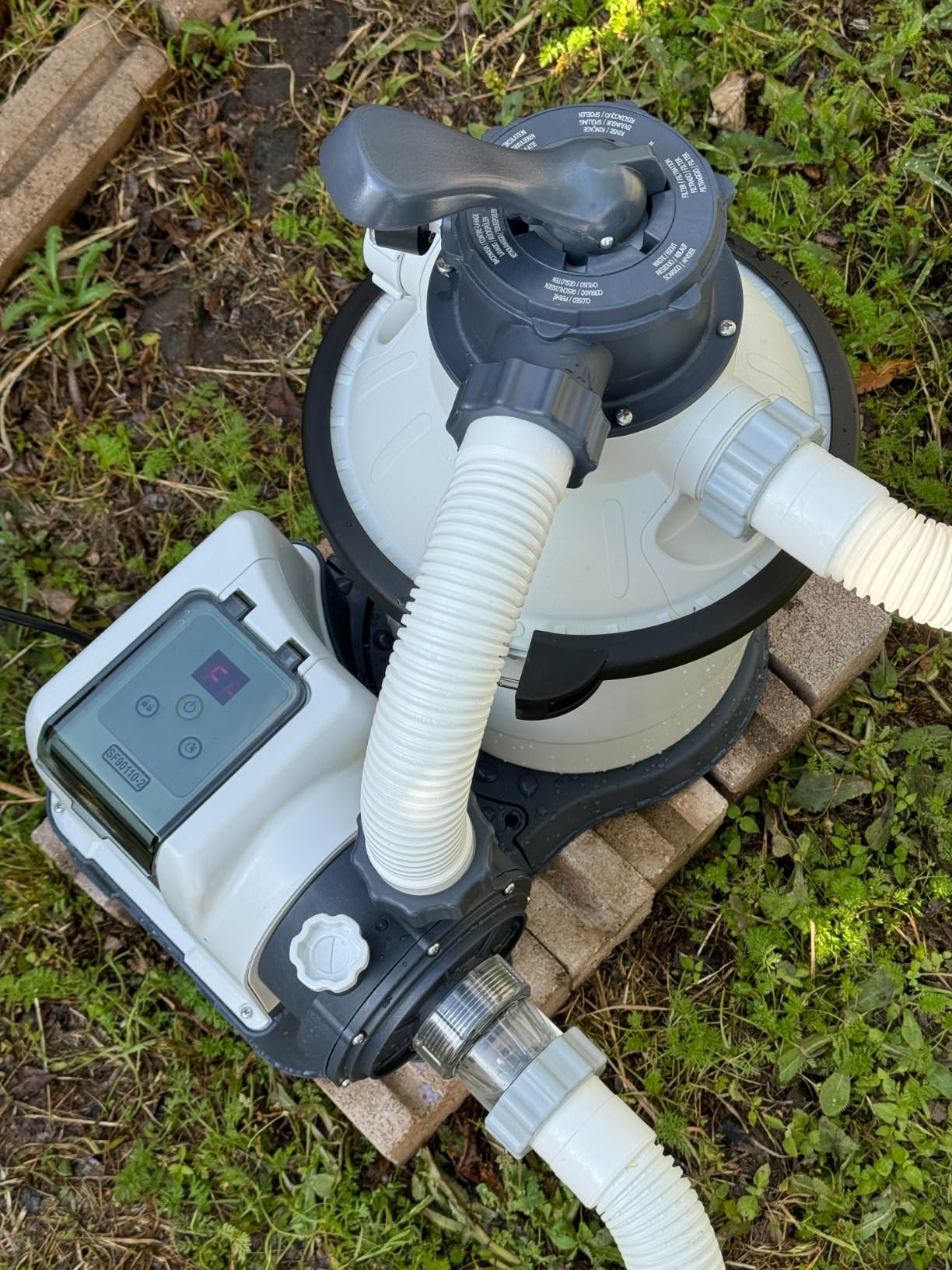 INTEX SX1500 Krystal Clear Sand Filter Pump: 1500 GPH Pump Flow Rate - Improved Circulation and Filtration - Easy Installation customer photo 1