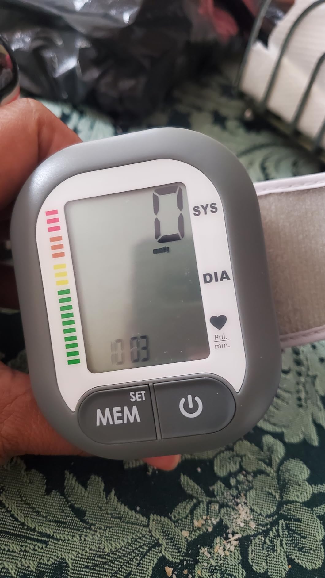 Medline Digital Wrist Blood Pressure Monitor, Wearable, Digital LCD Display, Stores Up To 60 Readings, Batteries Included customer photo 1