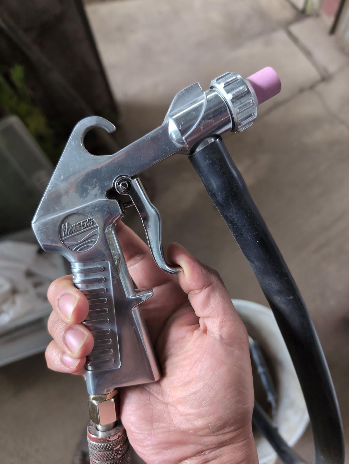 Sand Blaster Kit Blasting Sandblaster Siphon Feed Gun Nozzle Rust Remove Abrasive Sand Blasting for Sandblast Cabinets customer photo 2