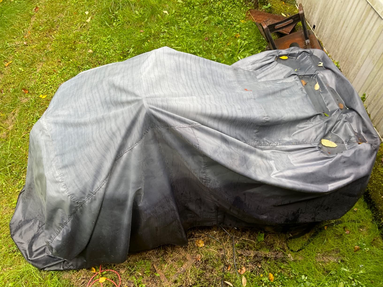 Indeed BUY ATV Cover with Buckle Waterproof, 420D Heavy Duty Ripstop Protects 4 Wheeler from Snow Rain Sun, Outdoor Storage Quad Cover for Polaris Sportsman Yamaha Honda Kawasaki 102'' x44'' x 48'' customer photo 1