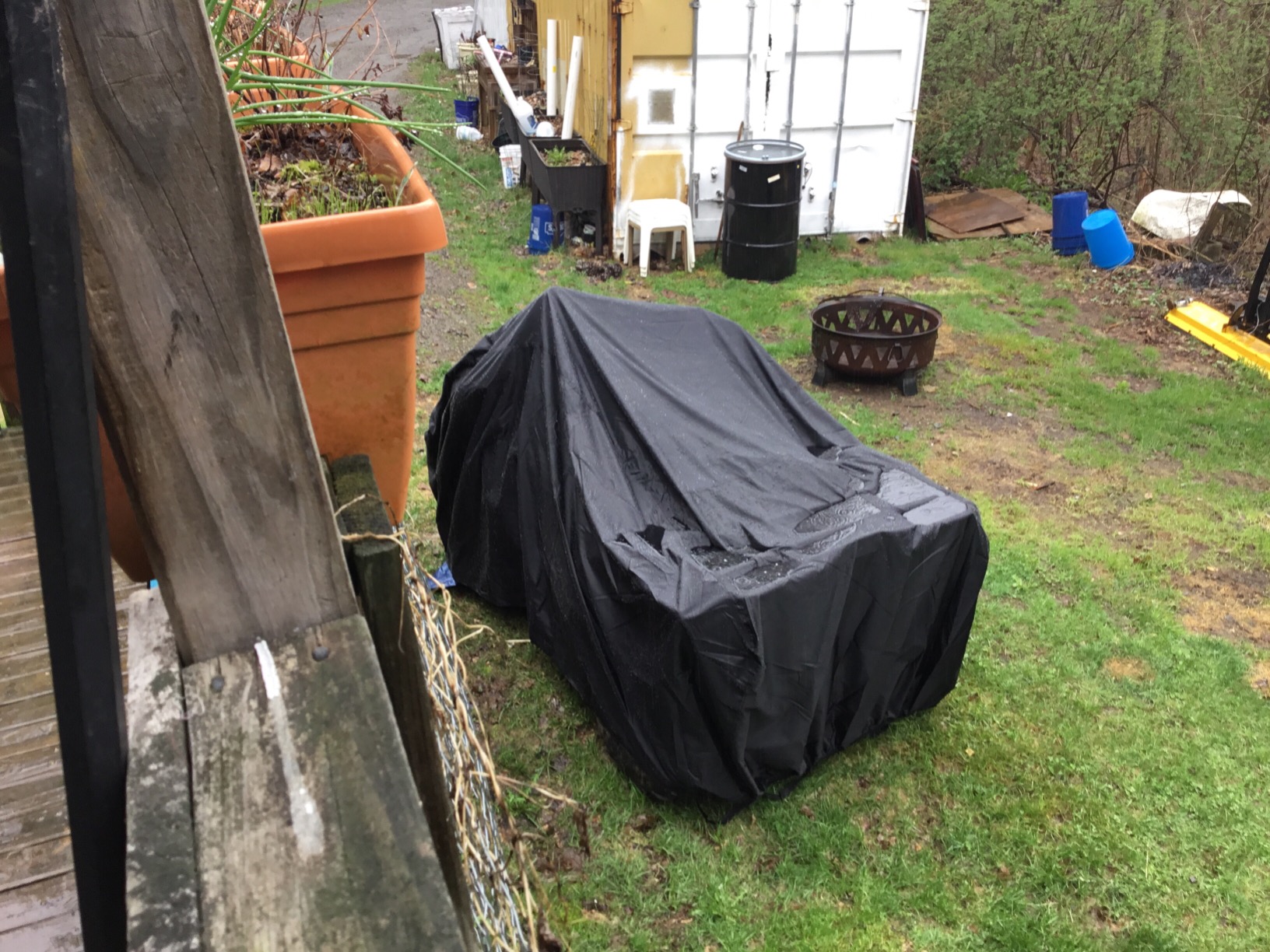Indeed BUY ATV Cover with Buckle Waterproof, 420D Heavy Duty Ripstop Protects 4 Wheeler from Snow Rain Sun, Outdoor Storage Quad Cover for Polaris Sportsman Yamaha Honda Kawasaki 102'' x44'' x 48'' customer photo 2