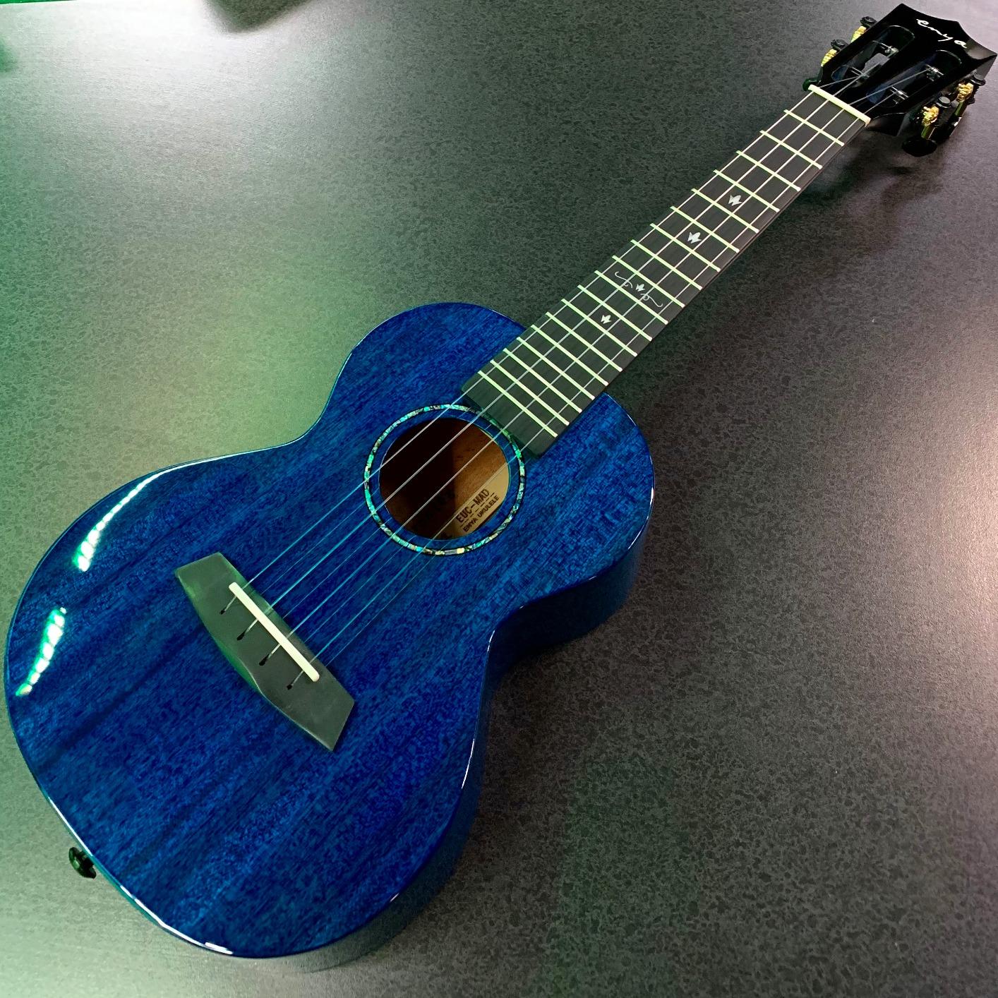 Enya EUC-MAD Concert Ukulele Solid Gloss Mahogany Original Color 23 Inch with High-end 15mm Padded Gig Bag customer photo 1