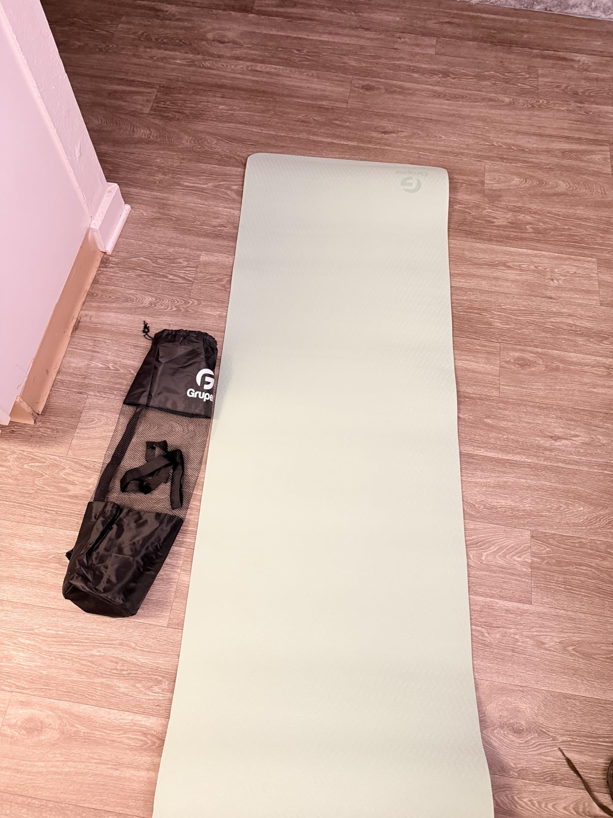 Gruper Yoga Mat Non Slip, Eco Friendly Fitness Exercise Mat with Carrying Strap,Pro Yoga Mats for Women,Workout Mats for Home, Pilates and Floor Exercises customer photo 2