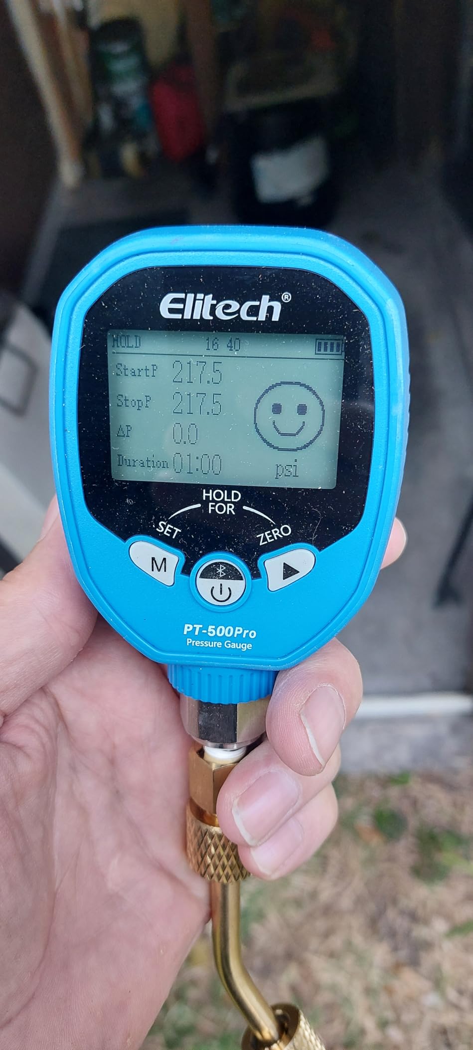 Elitech PT-500/800Pro Wireless Digital Manifold Gauge Set, 2-Valve HVAC Pressure Gauges with 2 Temp Clips for Auto Superheat & Subcooling, Data Logging, R454B R410A Ready, 1/8