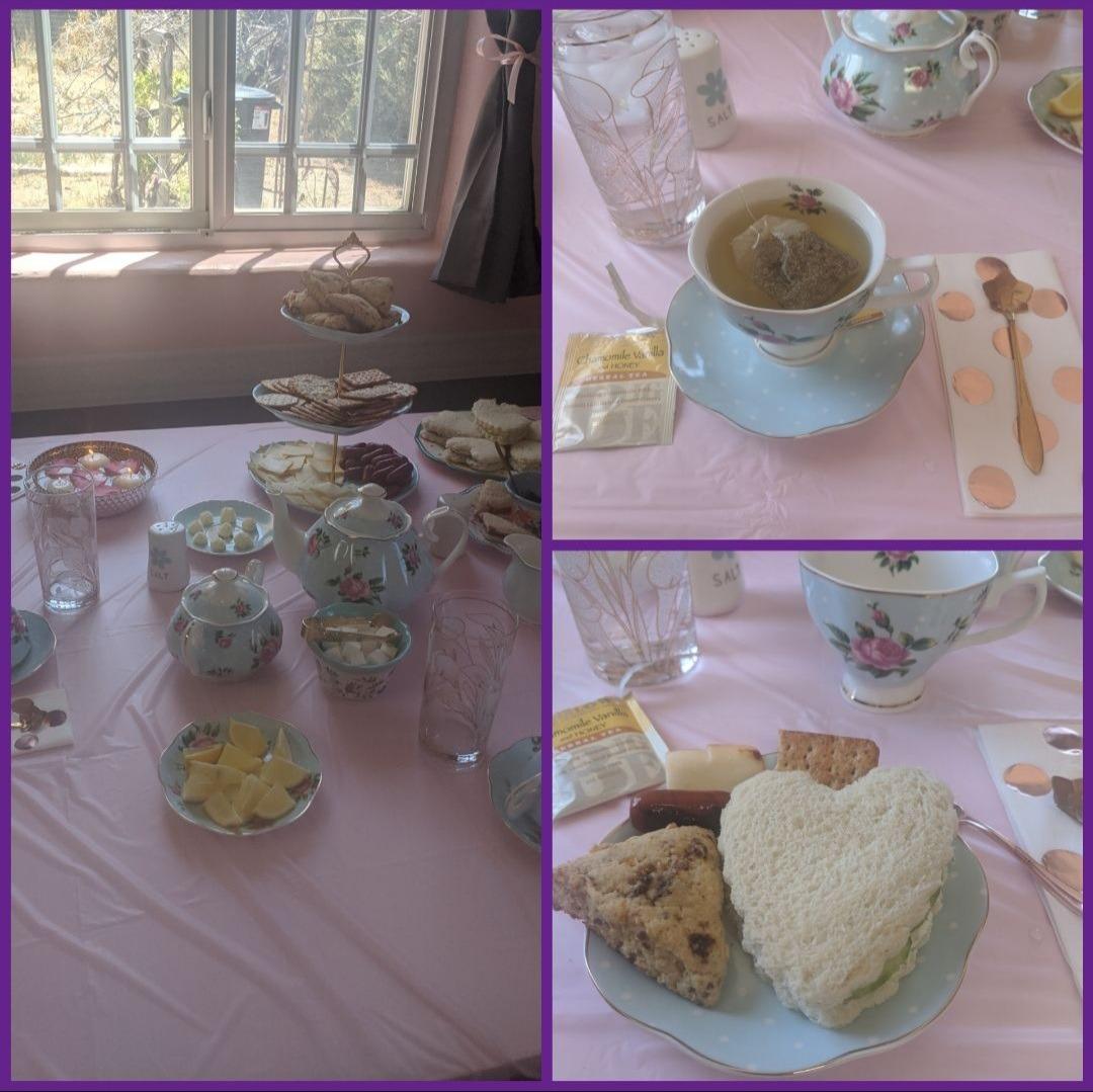 BTaT- Floral Tea Sets for Adults, 13 pcs, Service for 4, Pot (38 oz) & Cups (8 oz) with Saucers, Pastel Blue Floral Design customer photo 2