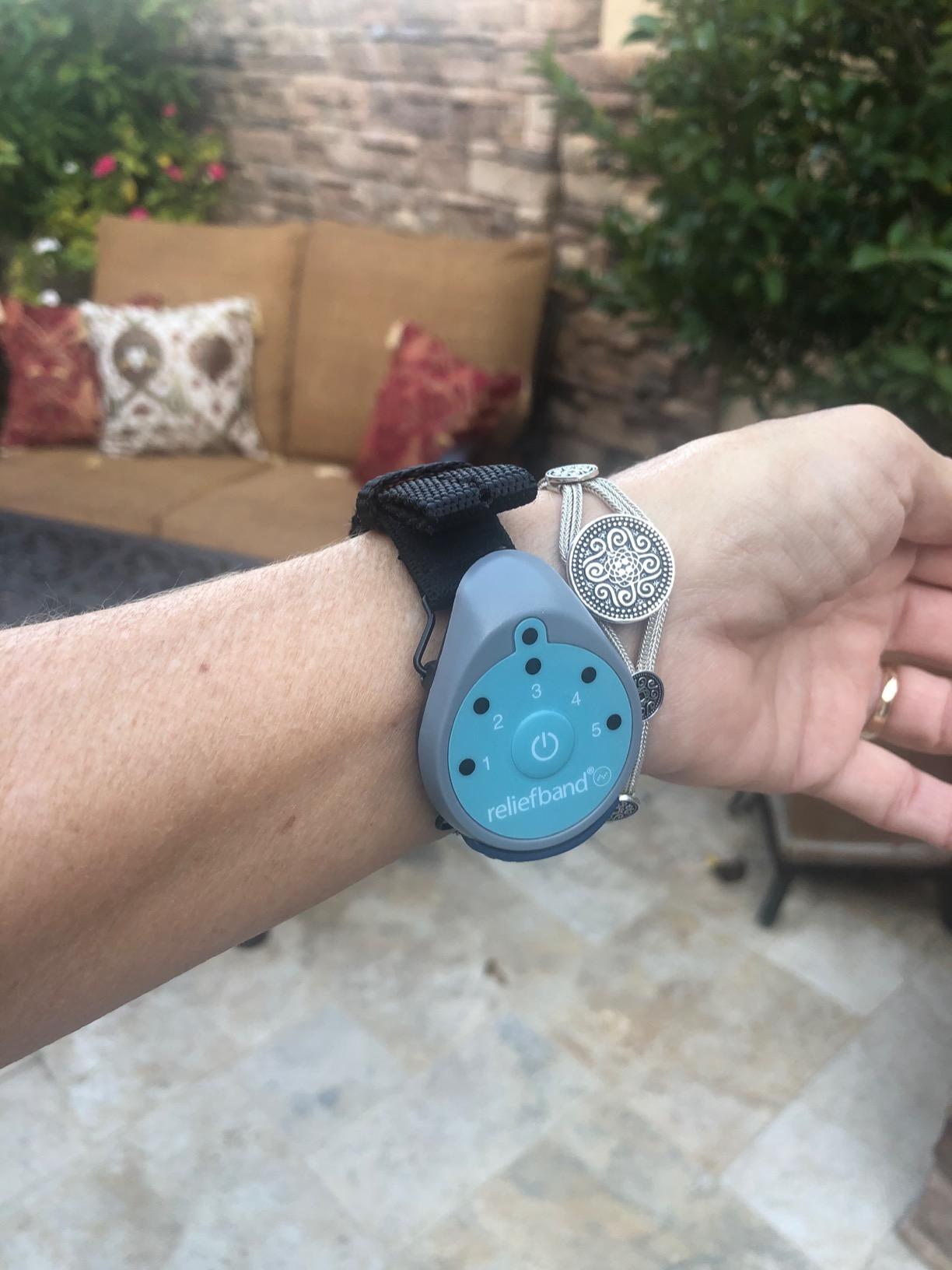 Reliefband Classic Wristband | FDA Cleared Relief for Motion Sickness (Car, Air, Train, Sea), & Morning Sickness | Drug Free customer photo 1
