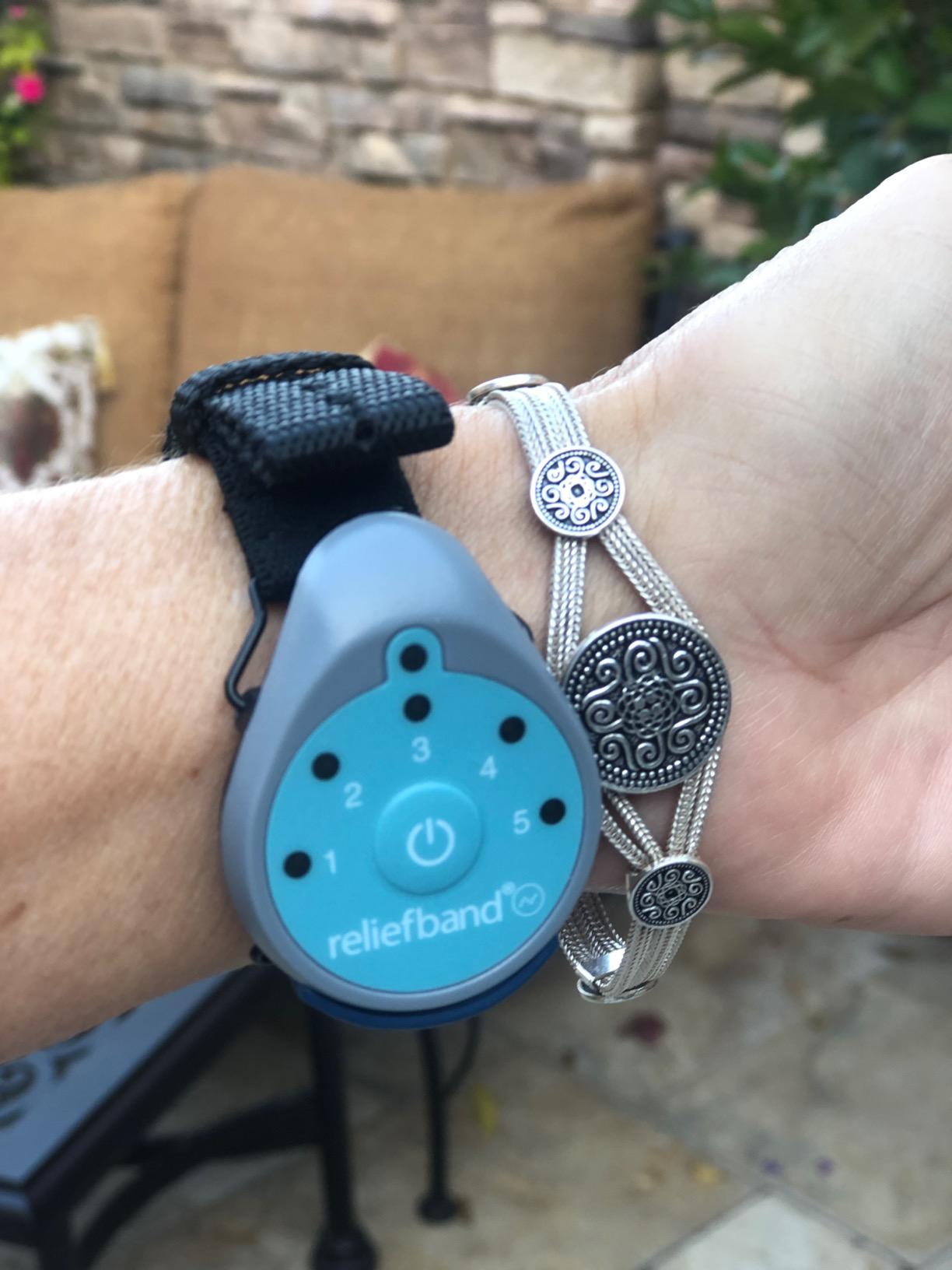 Reliefband Classic Wristband | FDA Cleared Relief for Motion Sickness (Car, Air, Train, Sea), & Morning Sickness | Drug Free customer photo 2