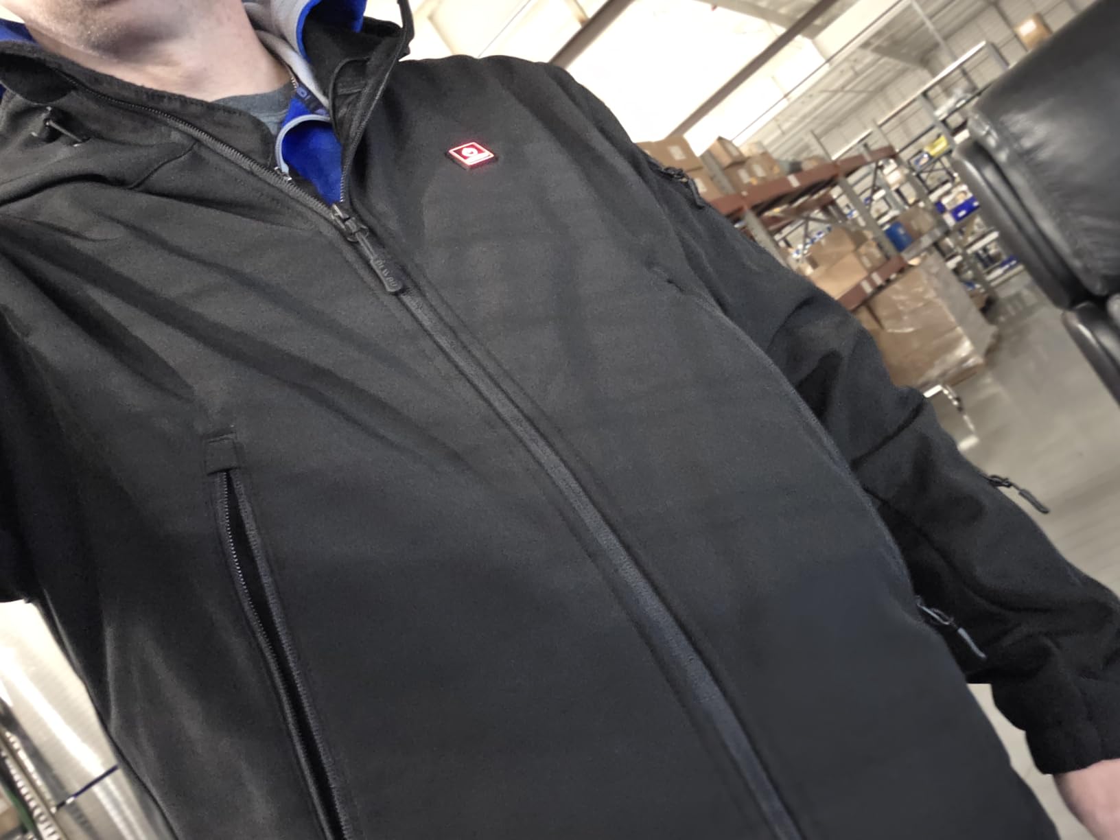 DEWBU Heated Jacket for Men with 12V Battery Pack customer photo 1