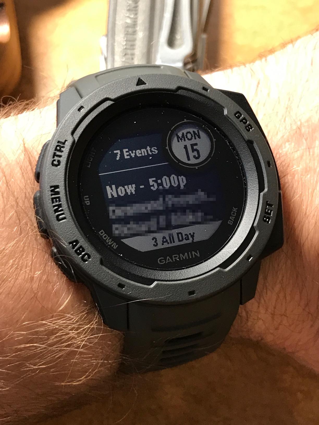 Instinct, Rugged Outdoor Watch with GPS, Features Glonass and Galileo, Heart Rate Monitoring and 3-Axis Compass, Graphite customer photo 2